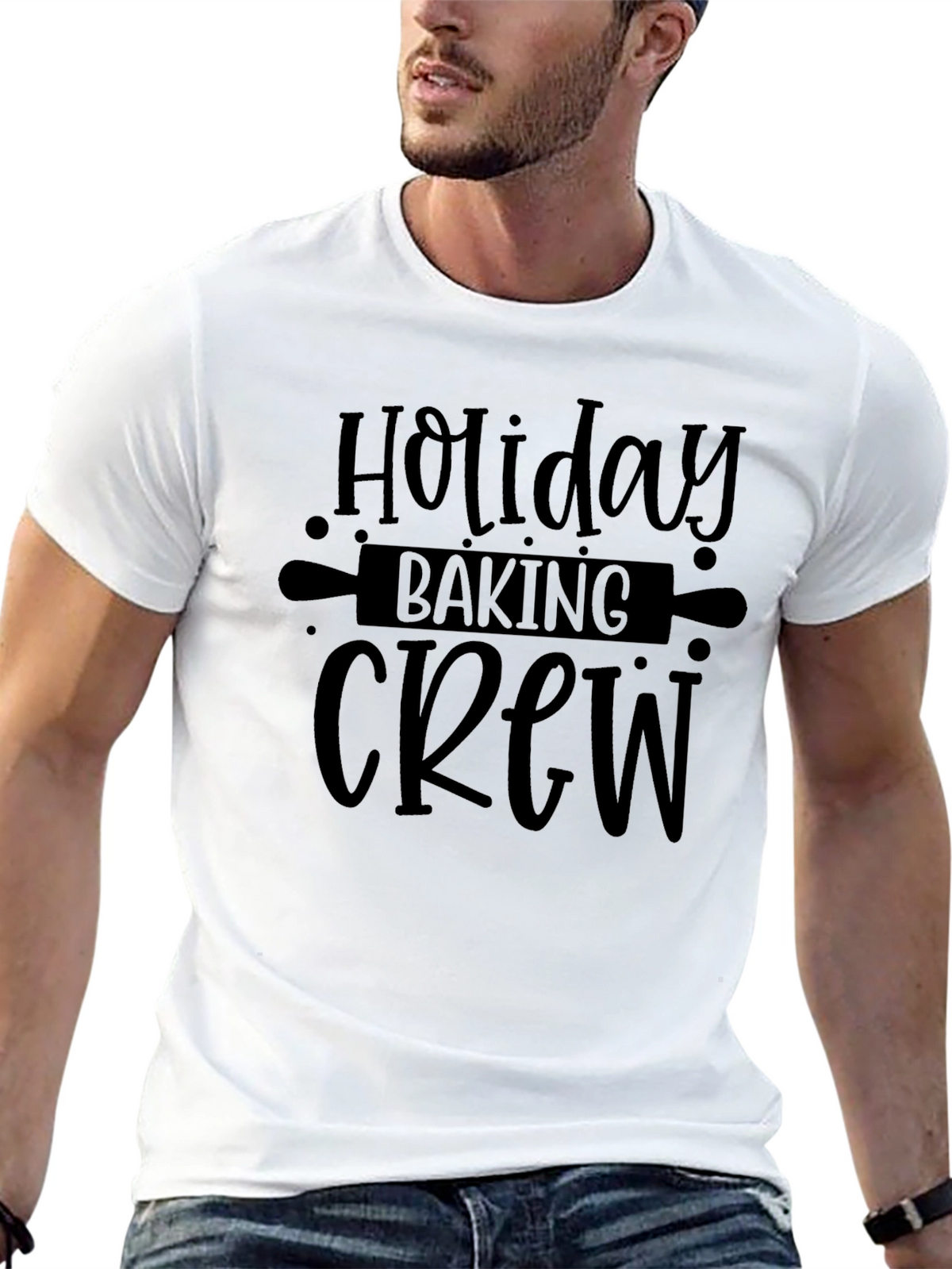Holiday Baking Crew Black T-Shirt
