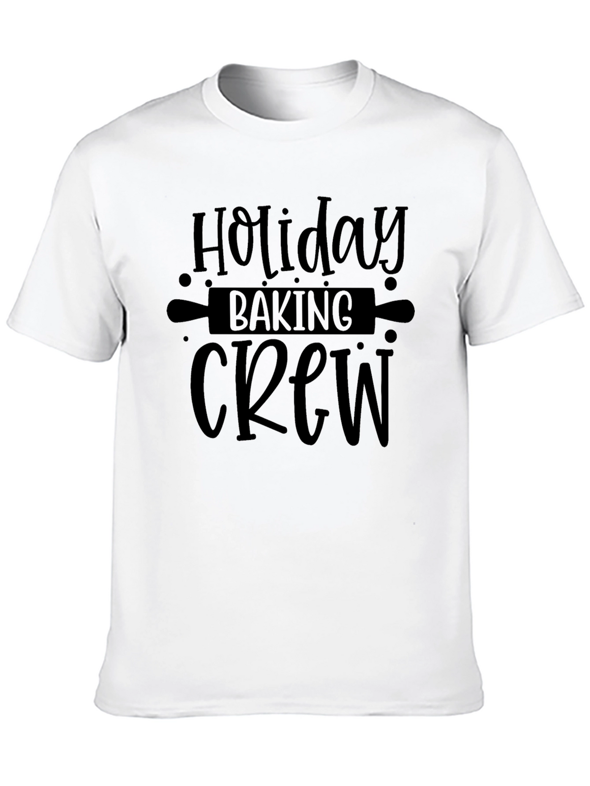 Holiday Baking Crew Black T-Shirt