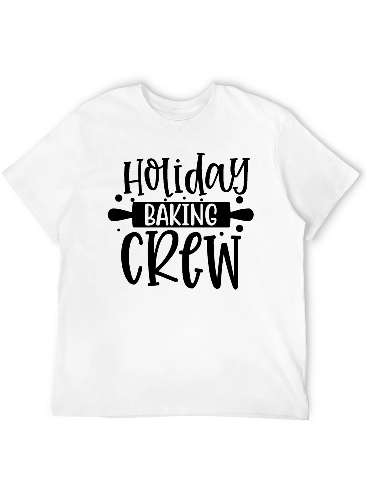 Holiday Baking Crew Black T-Shirt