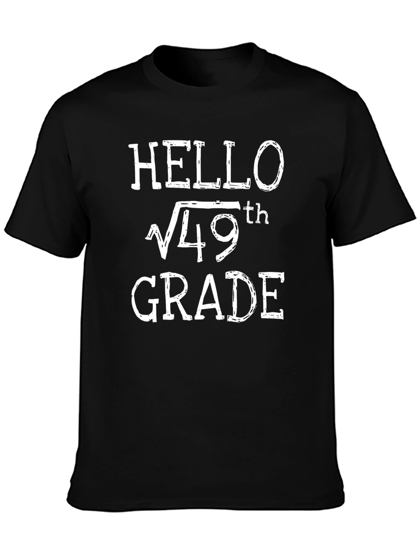 Hello 7th Grade T-Shirt - Math Pun Tee