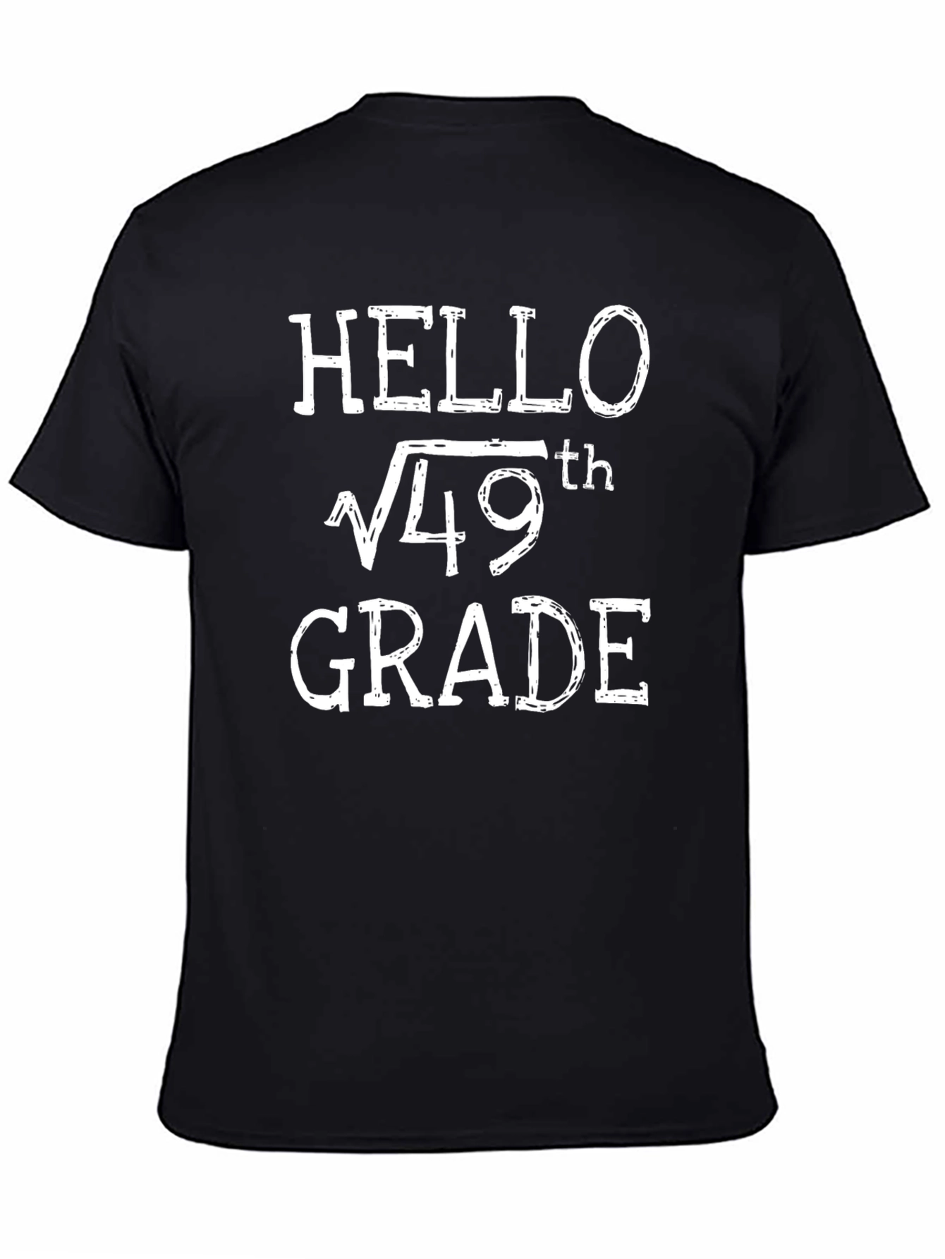 Hello 7th Grade T-Shirt - Math Pun Tee