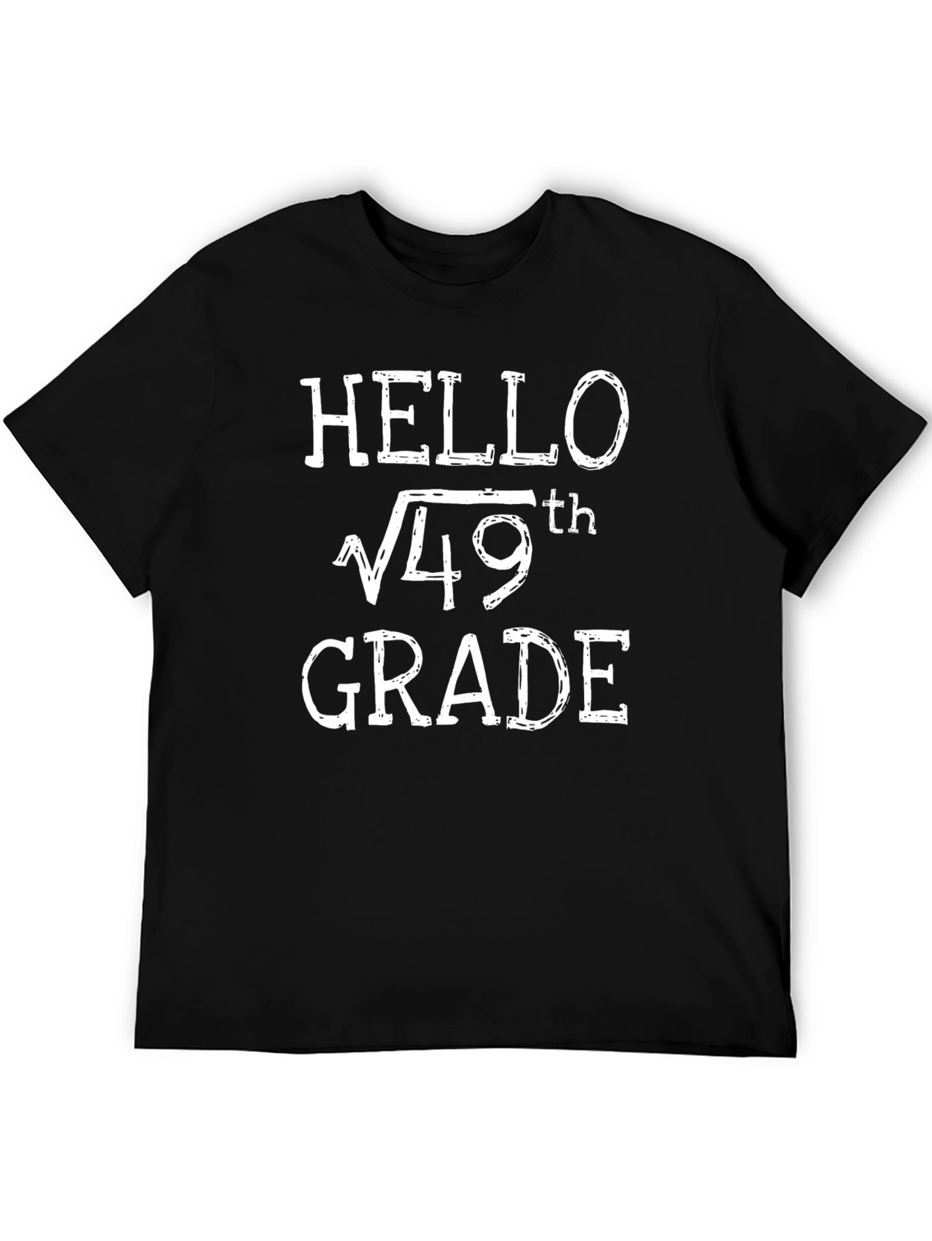 Hello 7th Grade T-Shirt - Math Pun Tee
