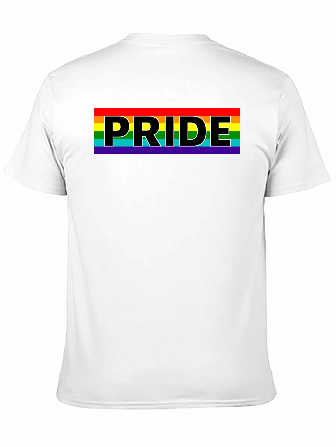 Pride Rainbow T-Shirt - Black