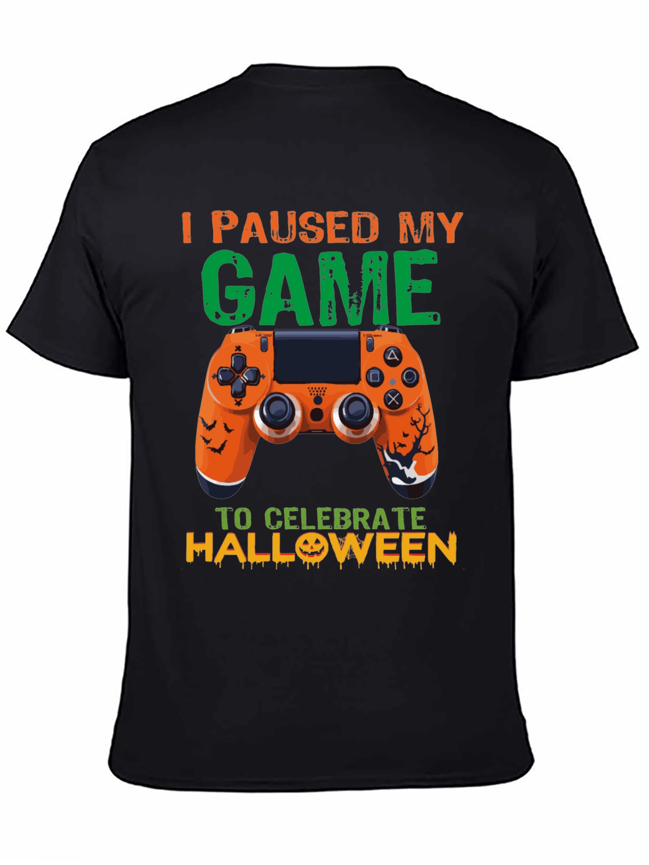 I Paused My Game Halloween T-Shirt Gamer Costume Tee
