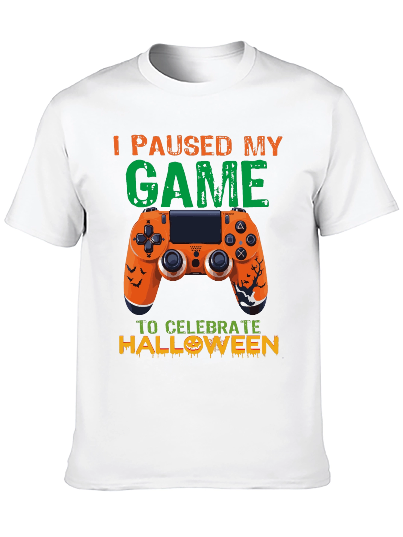 I Paused My Game Halloween T-Shirt Gamer Costume Tee