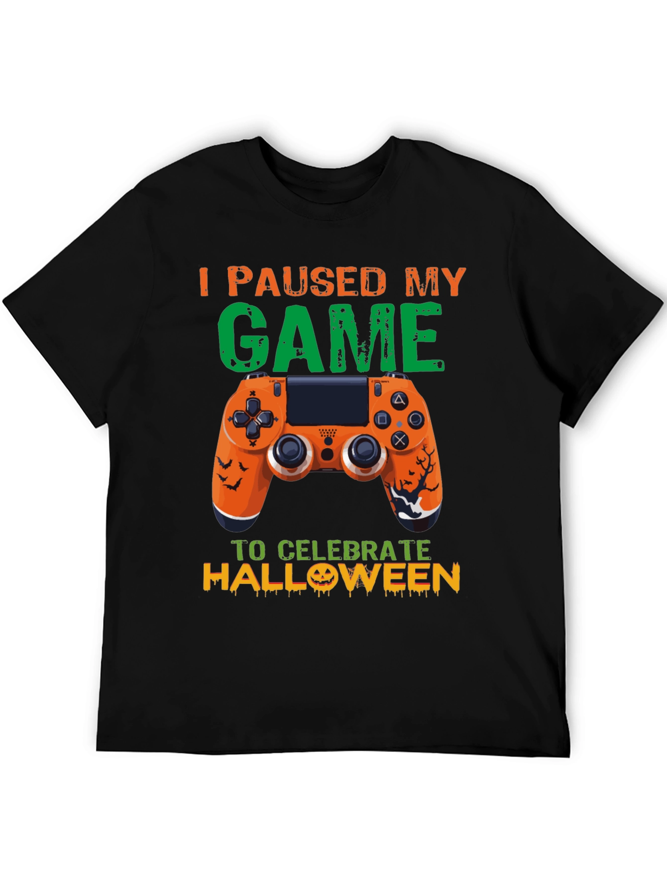 I Paused My Game Halloween T-Shirt Gamer Costume Tee