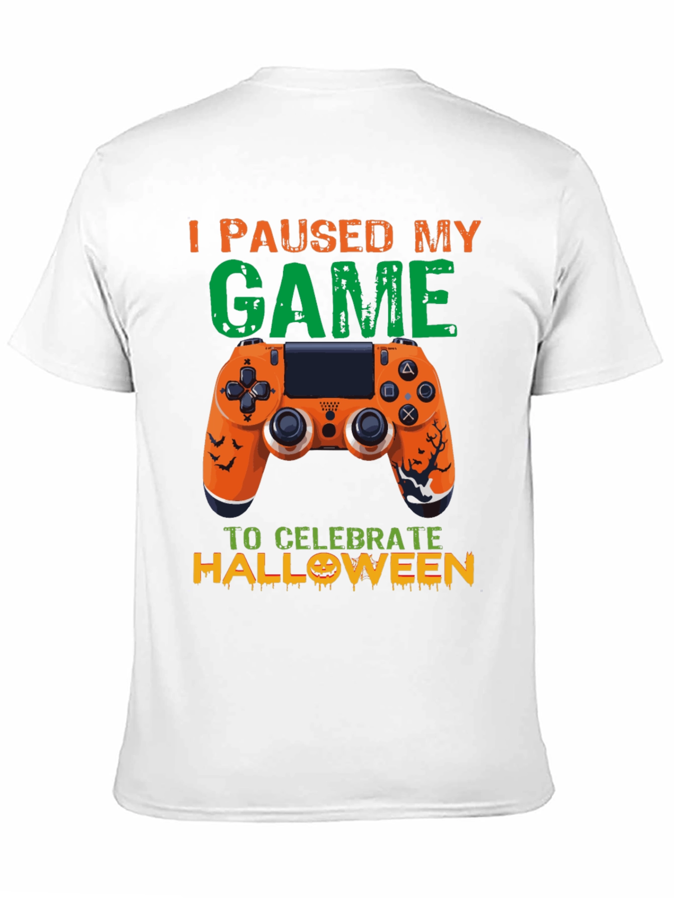 I Paused My Game Halloween T-Shirt Gamer Costume Tee