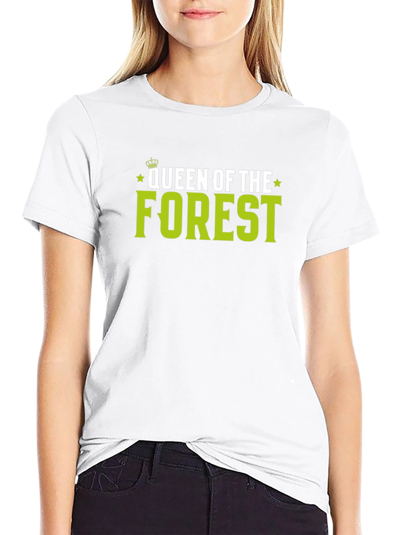 Queen of the Forest Black Graphic T-Shirt