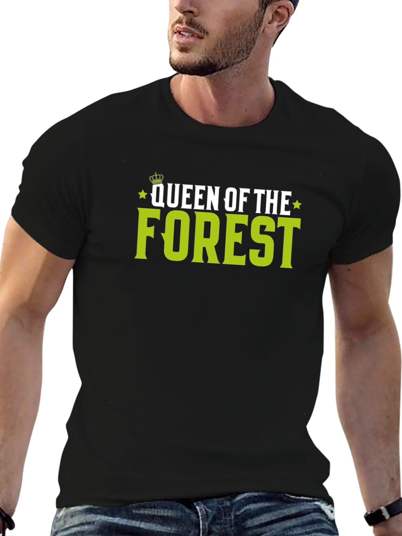 Queen of the Forest Black Graphic T-Shirt