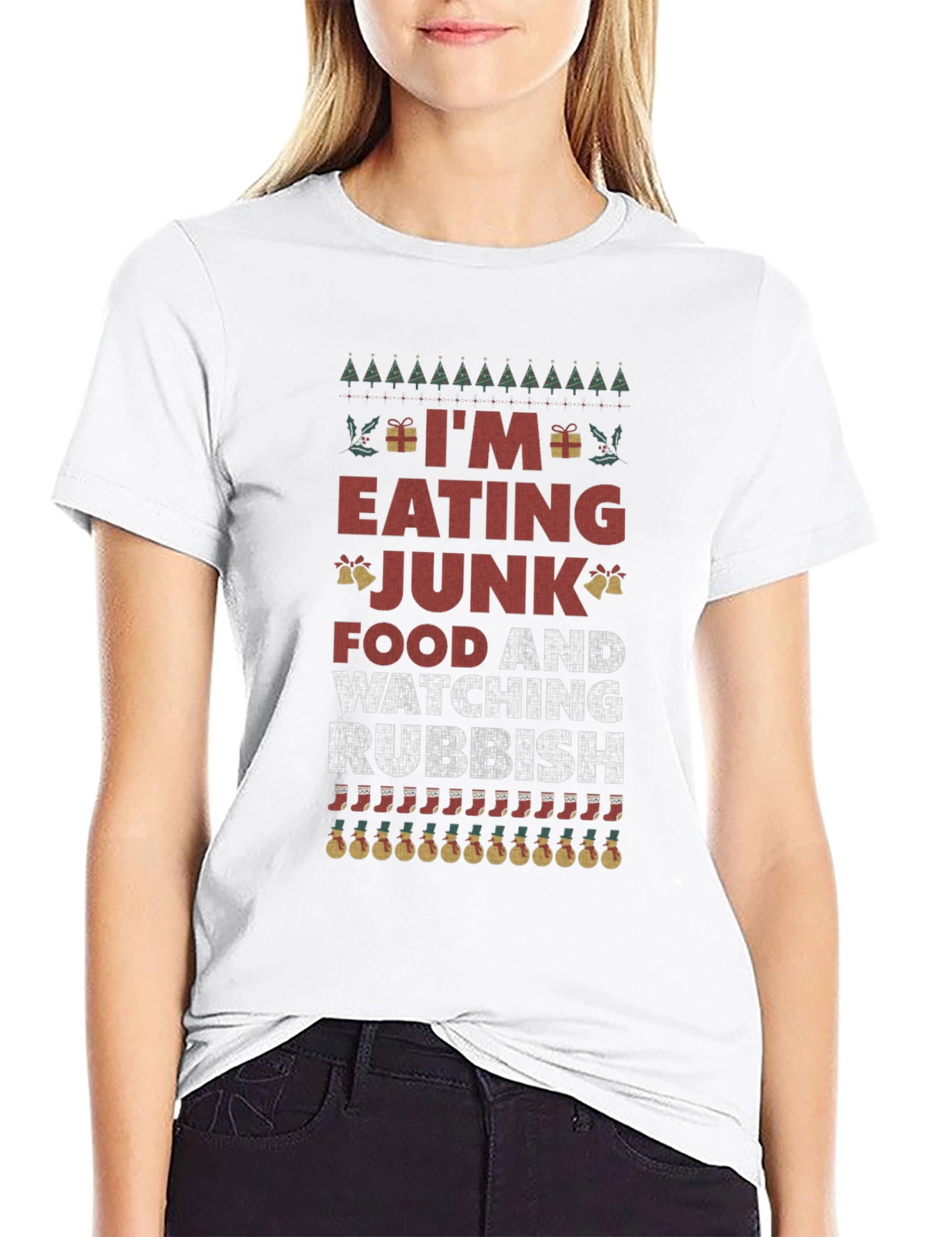 Eating Junk Food and Watching Rubbish T-Shirt