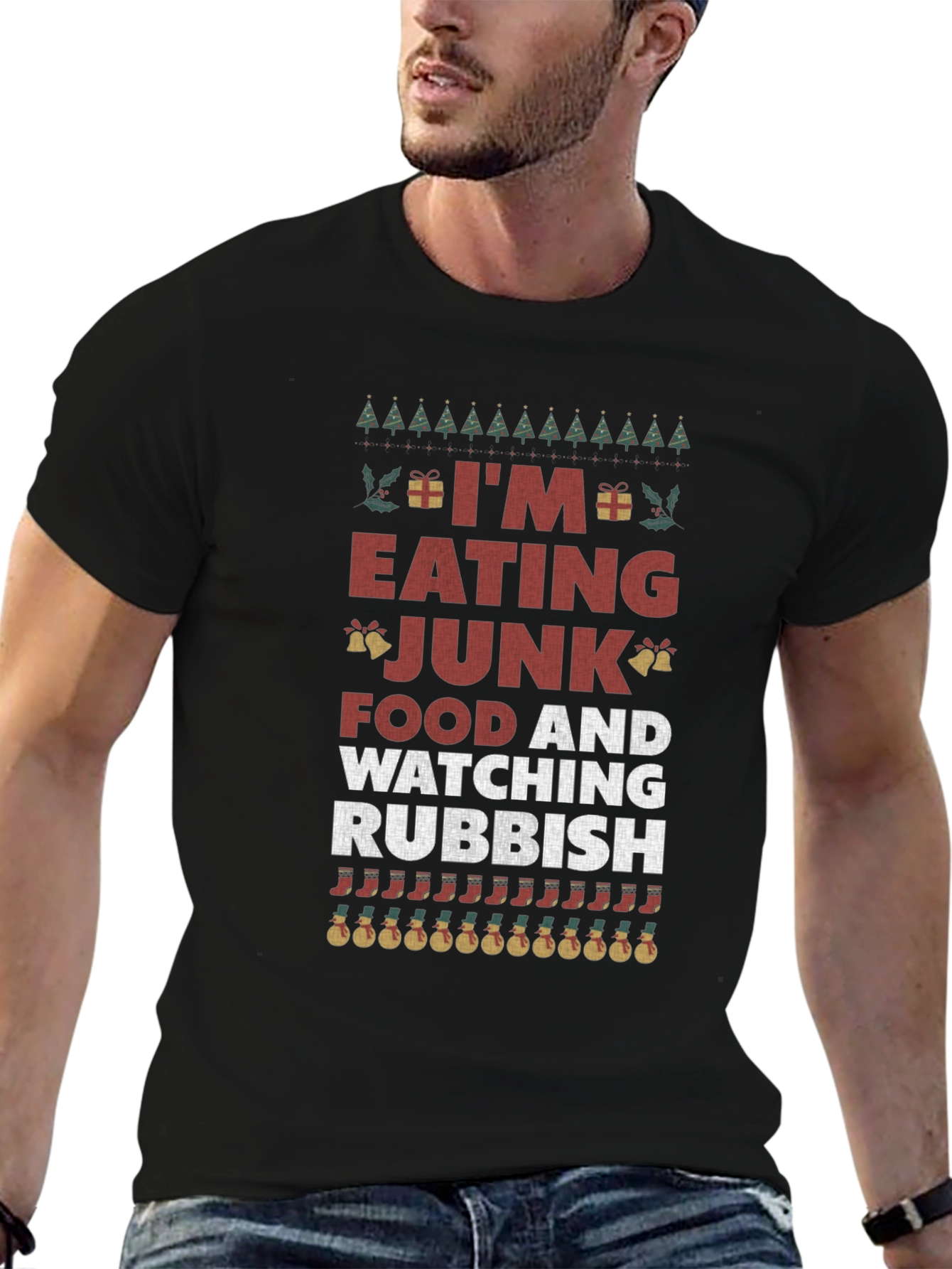 Eating Junk Food and Watching Rubbish T-Shirt