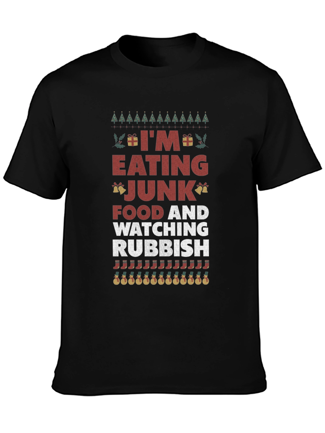 Eating Junk Food and Watching Rubbish T-Shirt