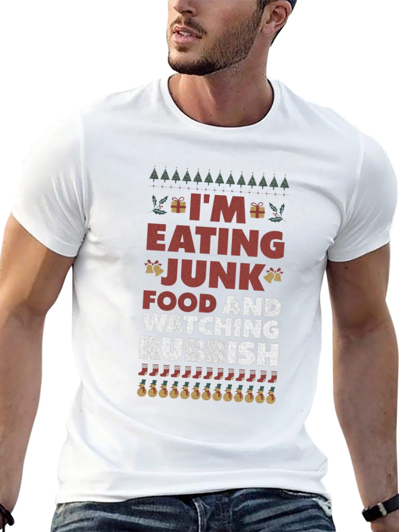 Eating Junk Food and Watching Rubbish T-Shirt