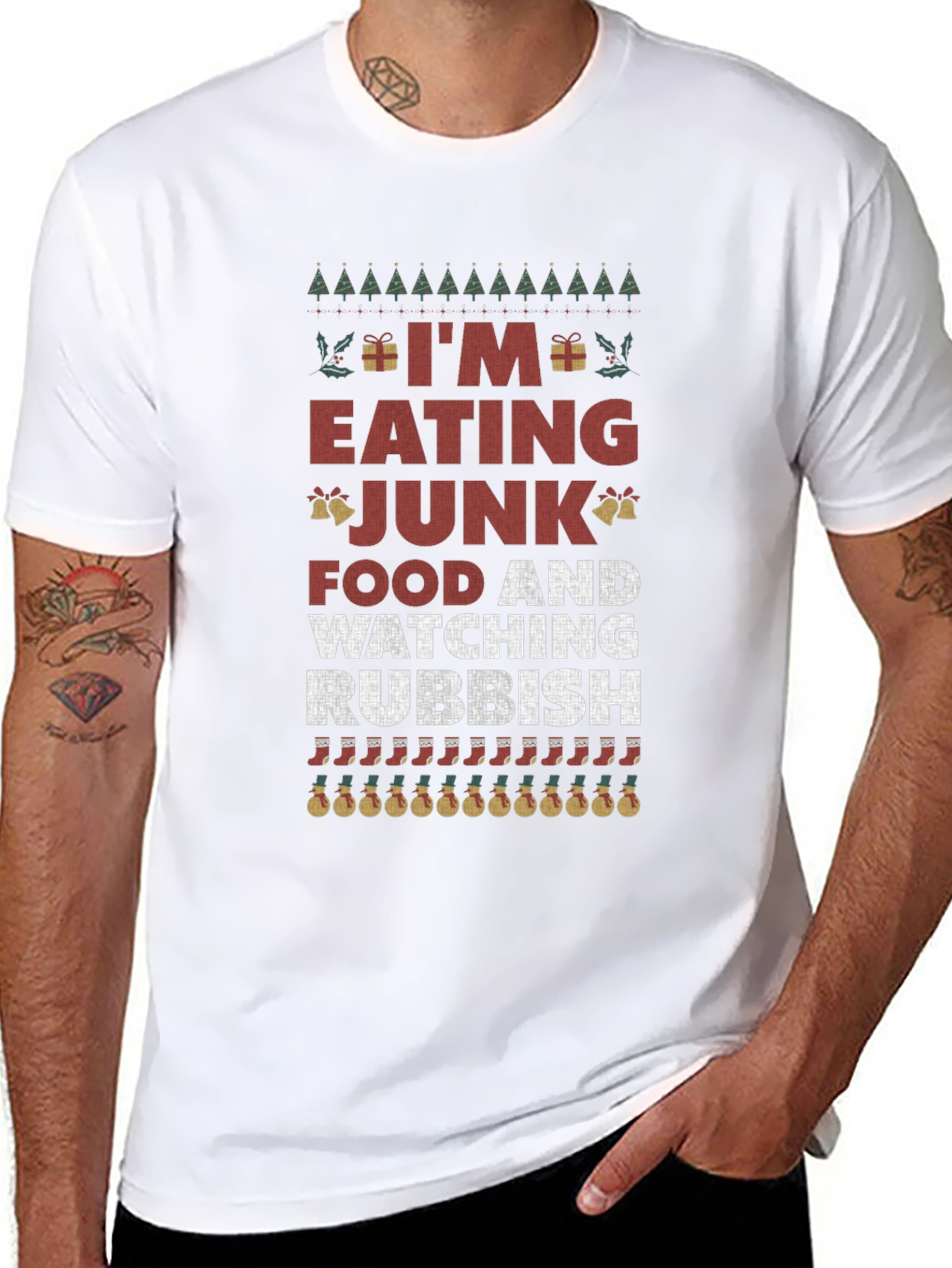 Eating Junk Food and Watching Rubbish T-Shirt
