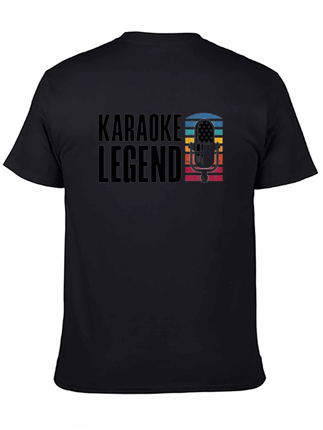 Karaoke Legend Black Graphic T-Shirt