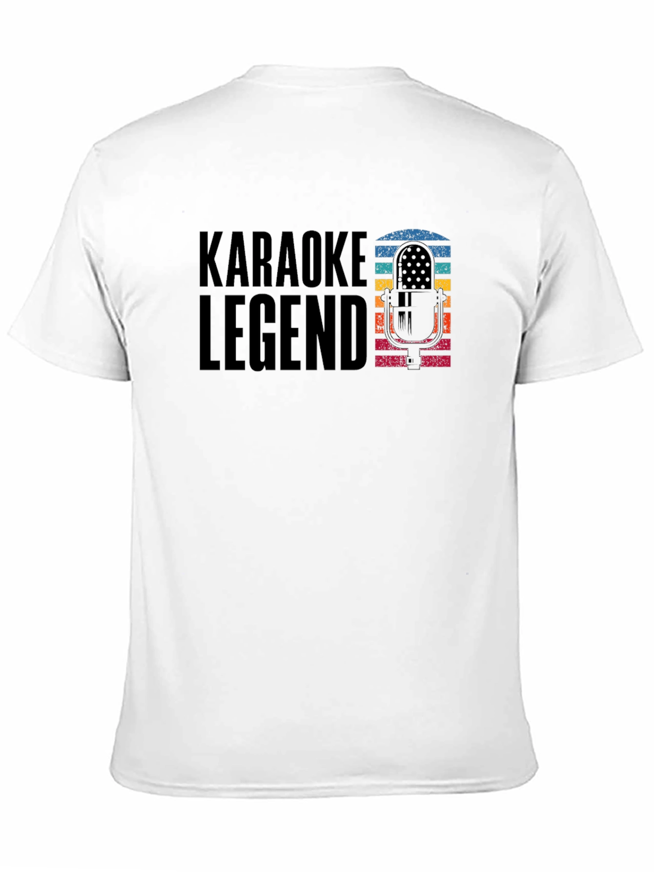Karaoke Legend Black Graphic T-Shirt