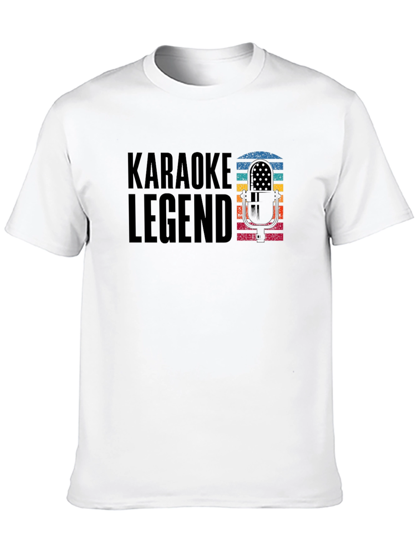 Karaoke Legend Black Graphic T-Shirt