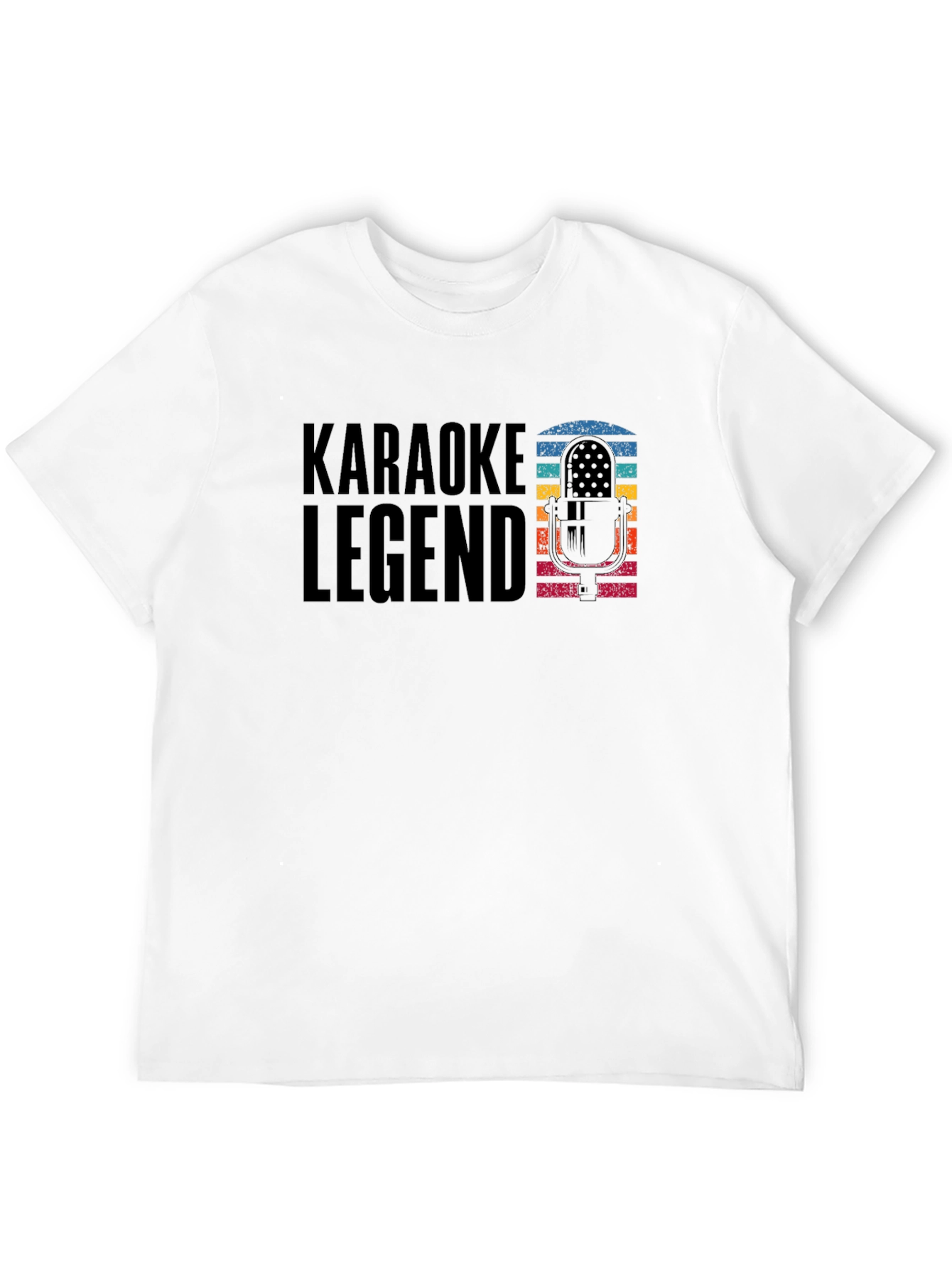 Karaoke Legend Black Graphic T-Shirt