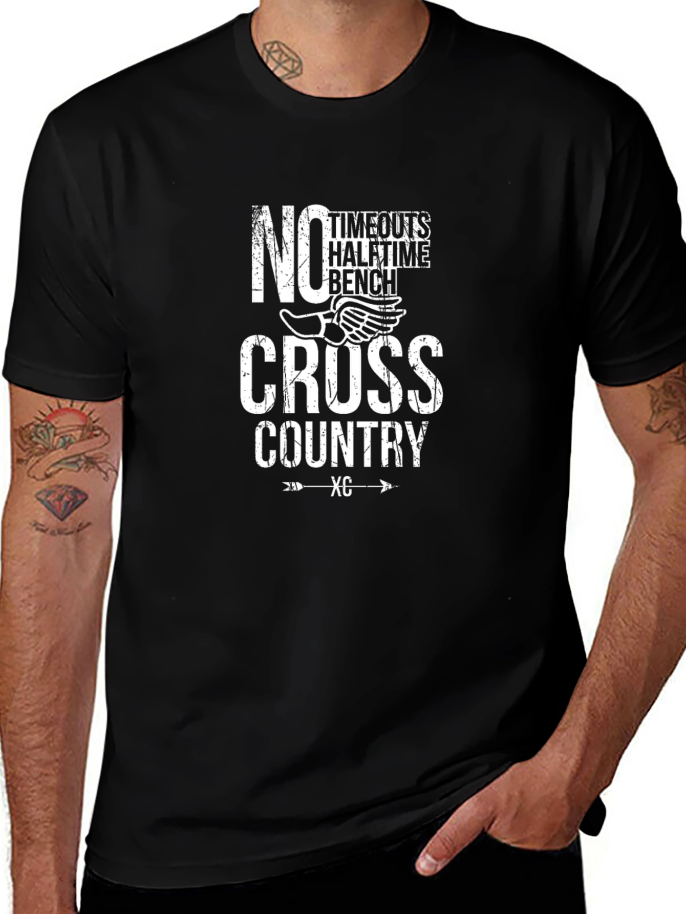 Cross Country No Timeouts Graphic T-Shirt