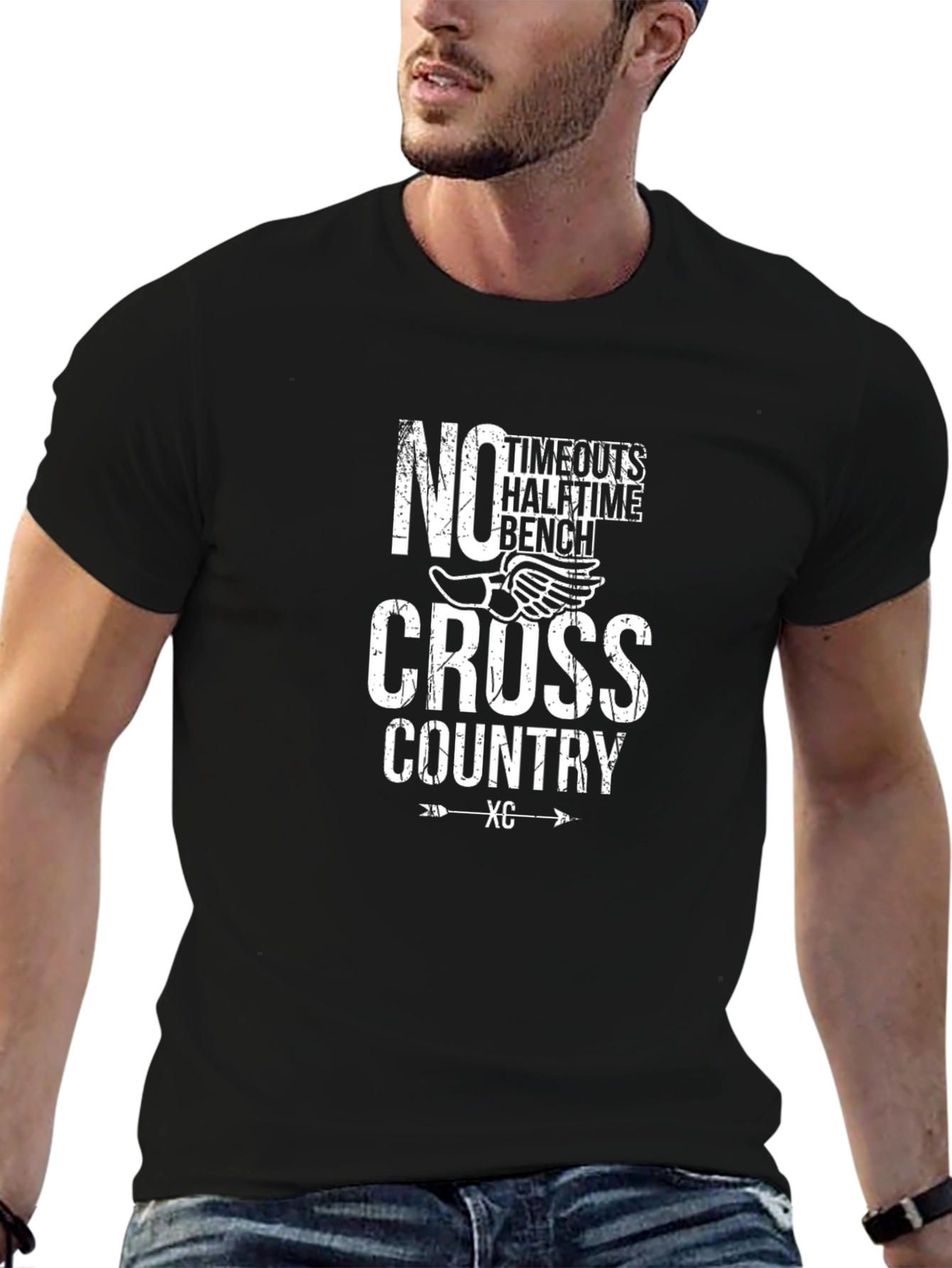Cross Country No Timeouts Graphic T-Shirt
