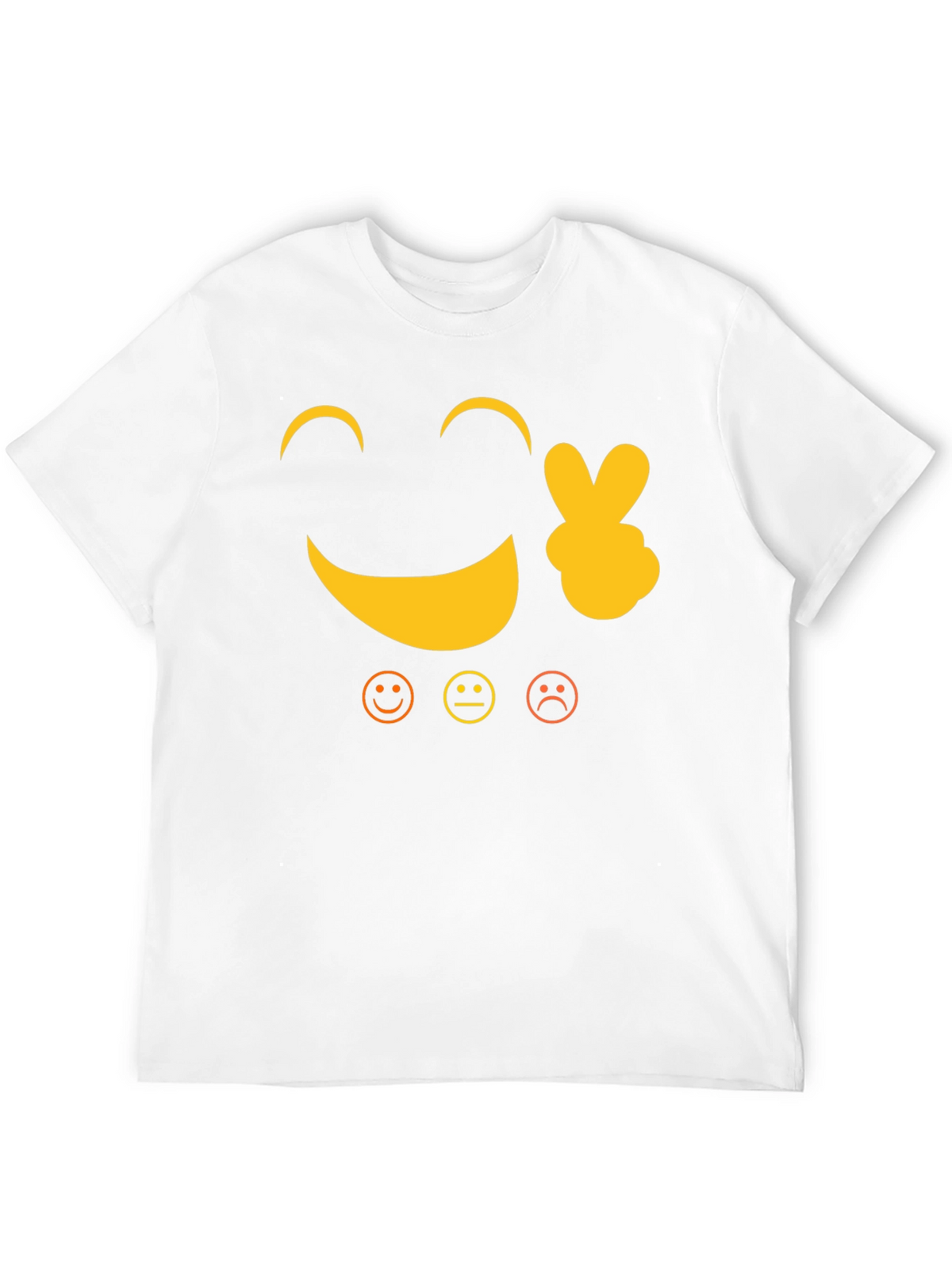 Emoji Graphic Print T-Shirt - Fun and Casual