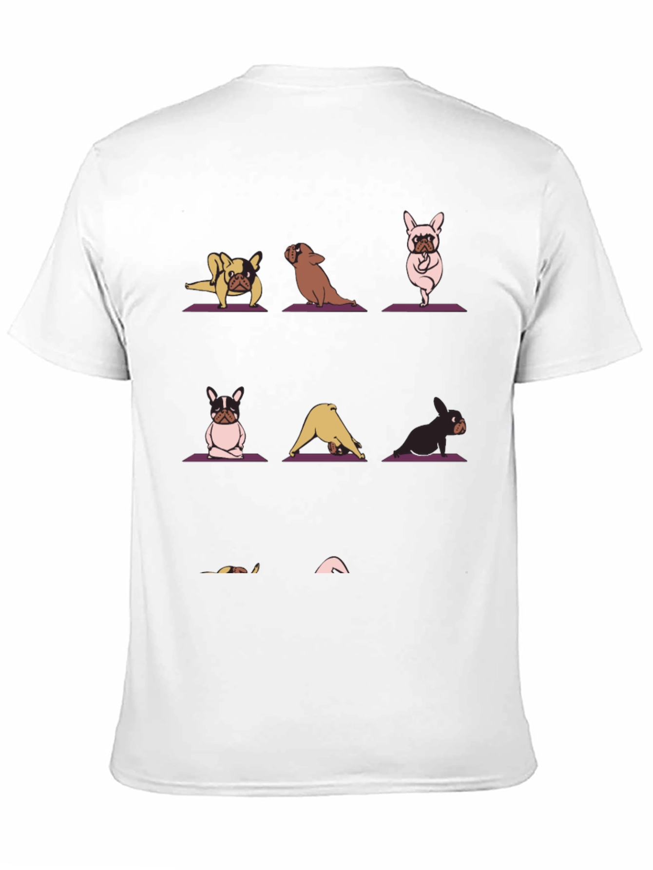 Yoga Dog T-Shirt - Meditative French Bulldogs