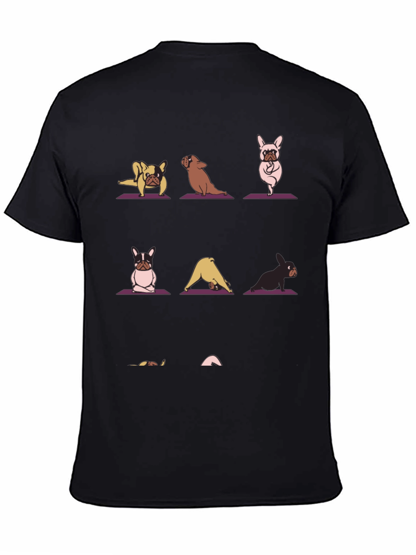 Yoga Dog T-Shirt - Meditative French Bulldogs