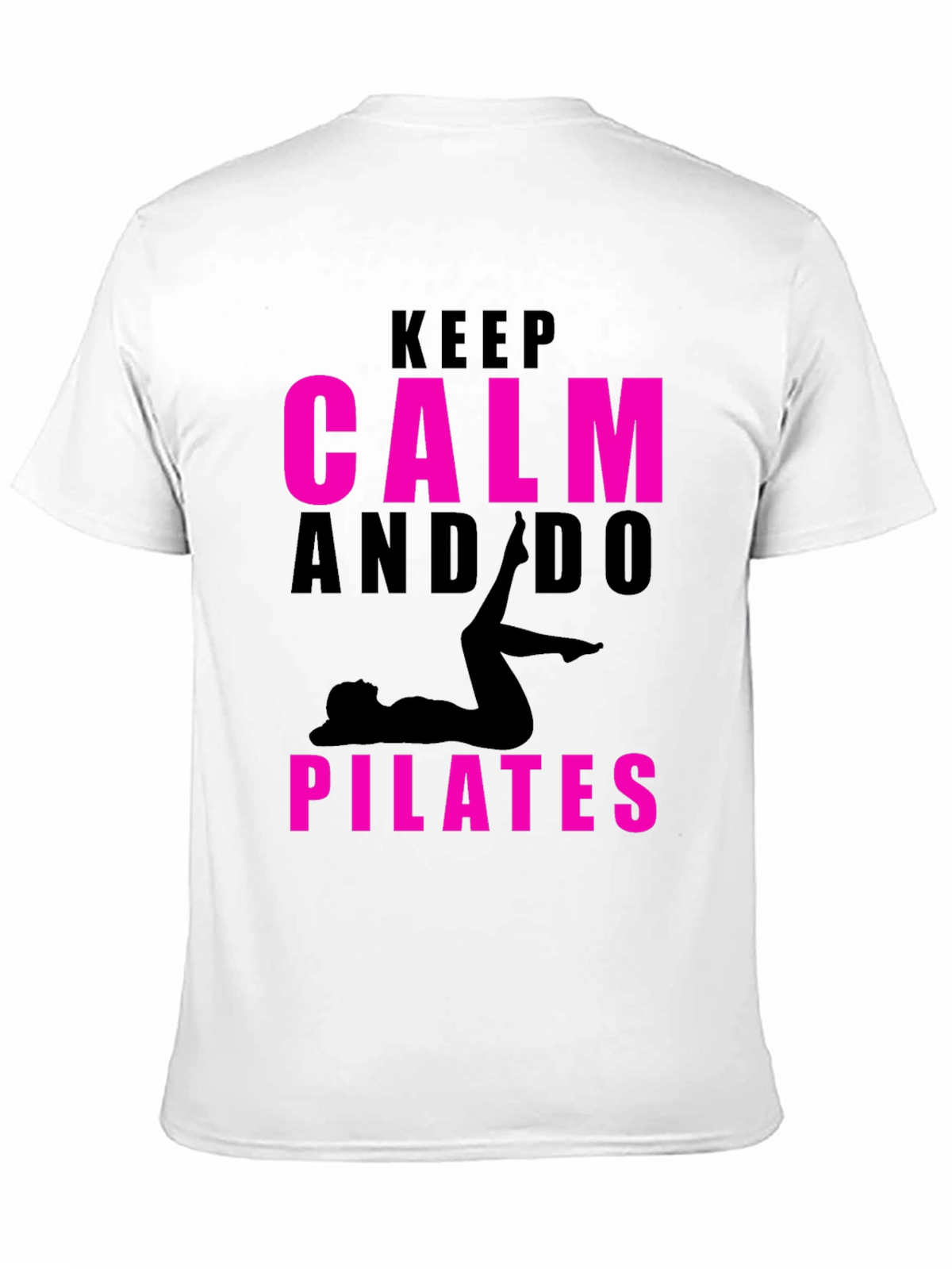 Keep Calm and Do Pilates Black T-Shirt