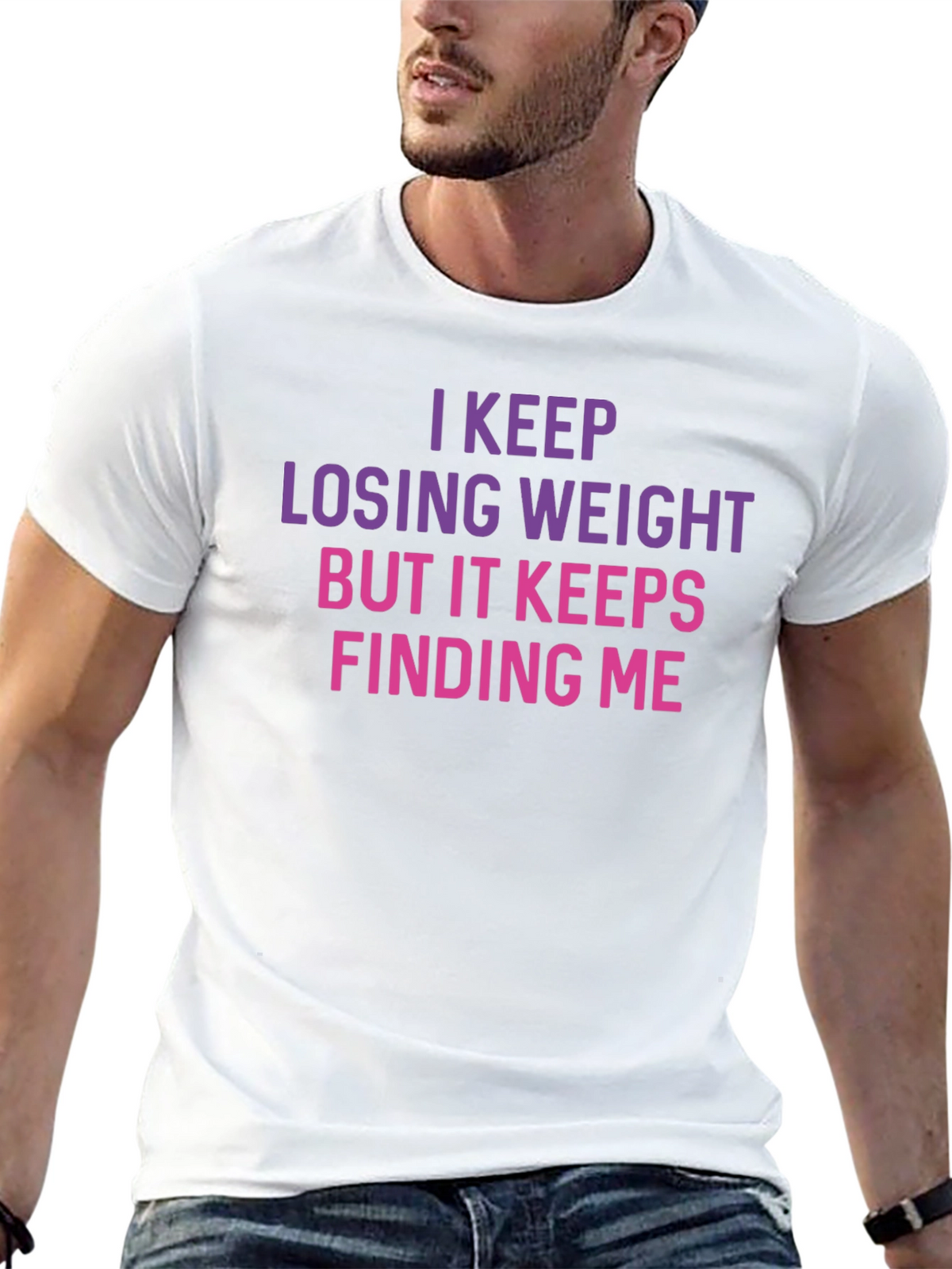 Funny Weight Loss T-Shirt: Keep Losing Weight