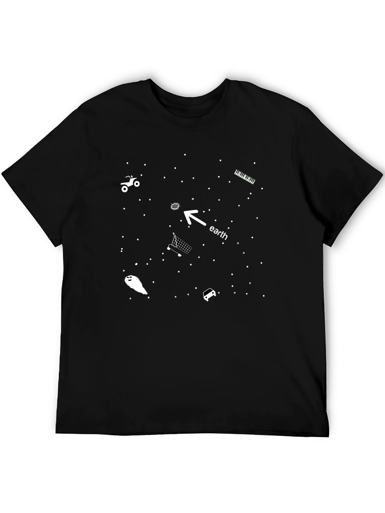 Cosmic T-Shirt: Earth Humor in Space