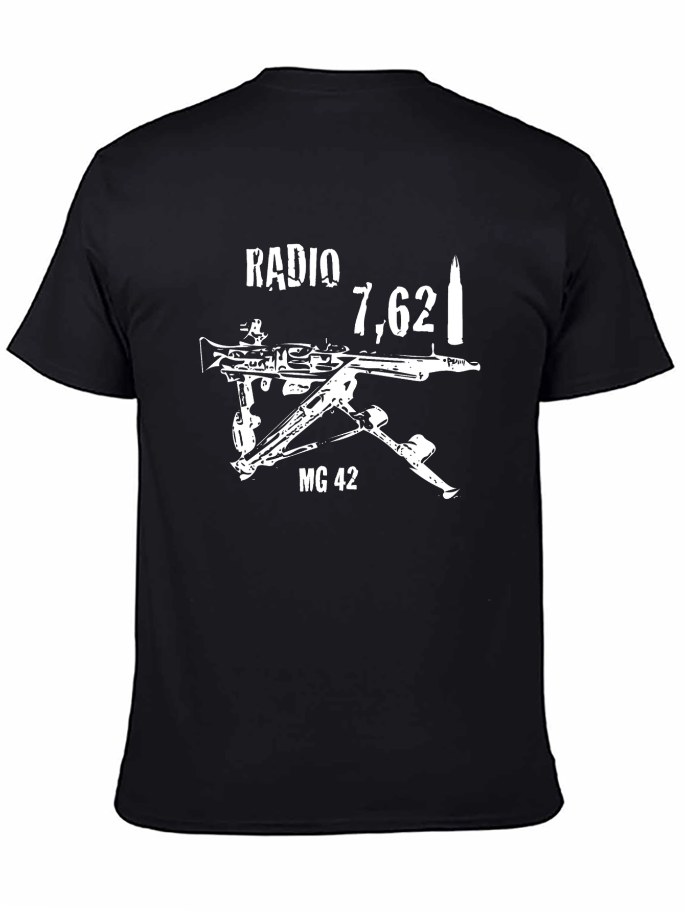 Radio 7.62 MG 42 Graphic T-Shirt - Black