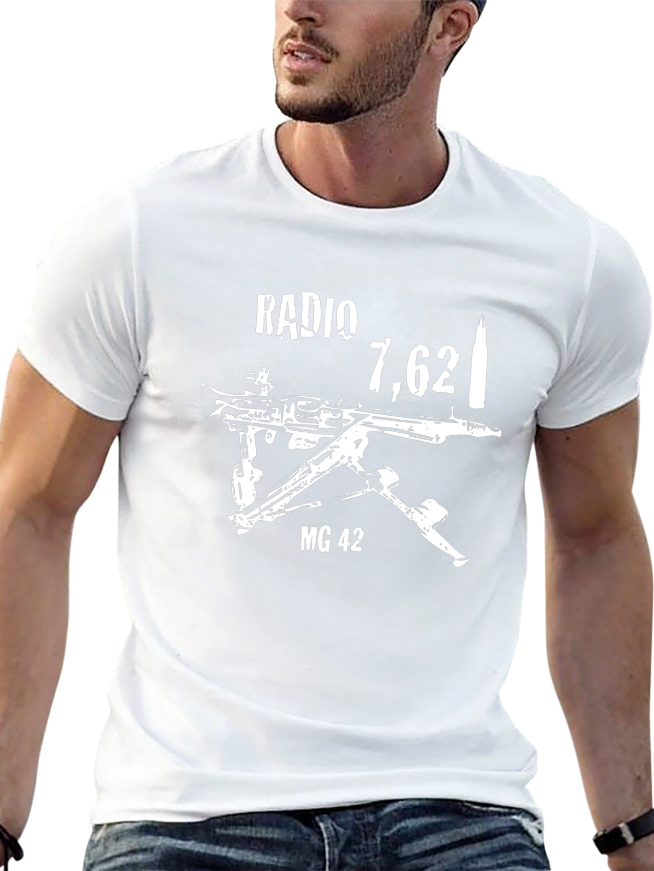 Radio 7.62 MG 42 Graphic T-Shirt - Black