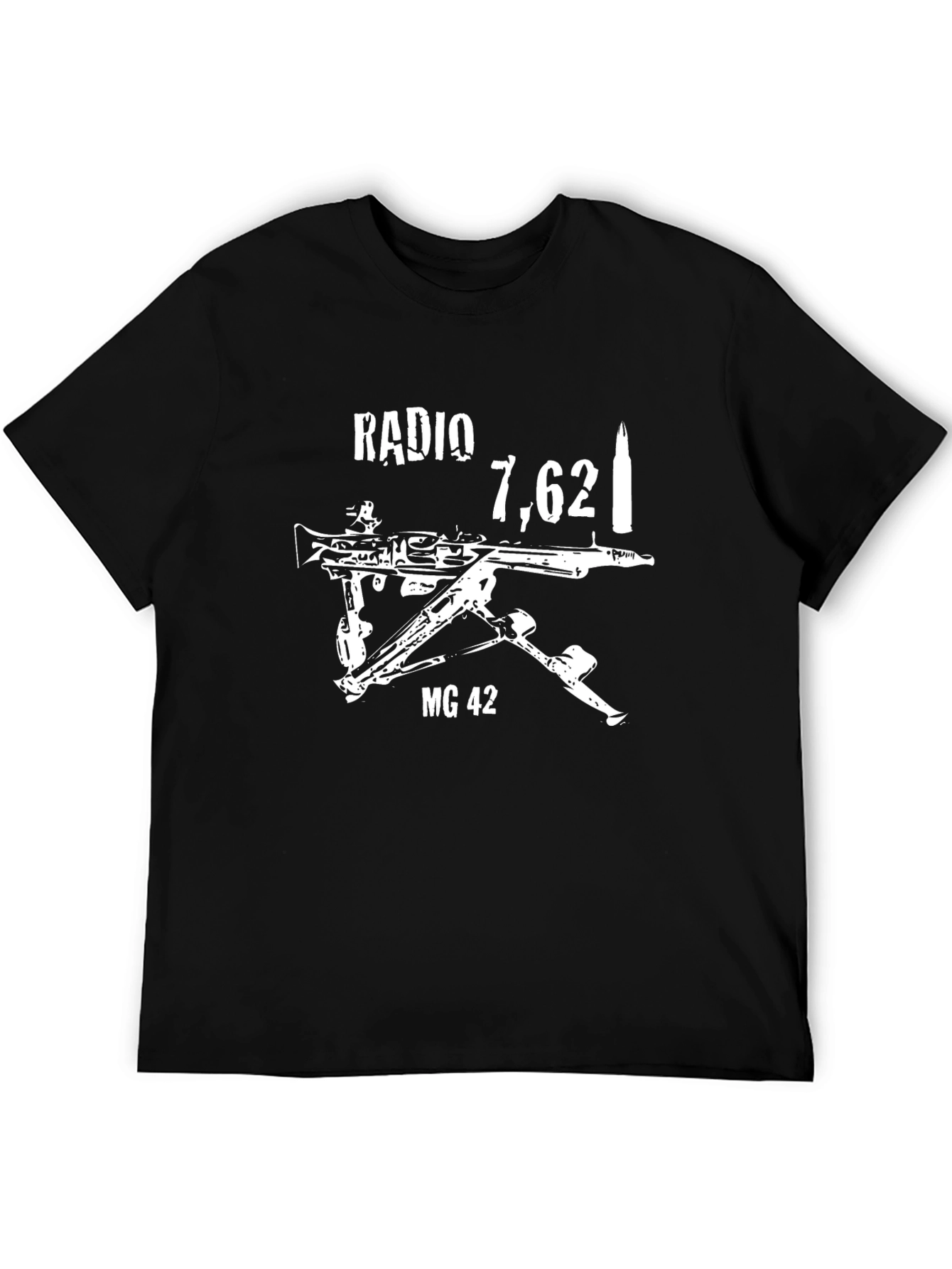 Radio 7.62 MG 42 Graphic T-Shirt - Black