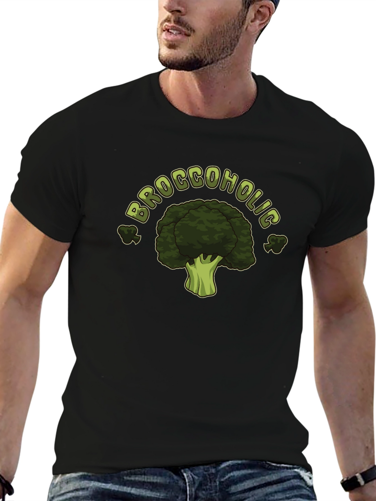 Broccoholic T-Shirt - Funny Broccoli Lover Tee
