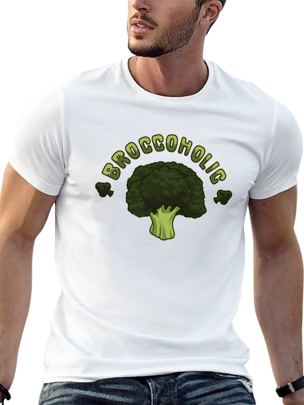 Broccoholic T-Shirt - Funny Broccoli Lover Tee