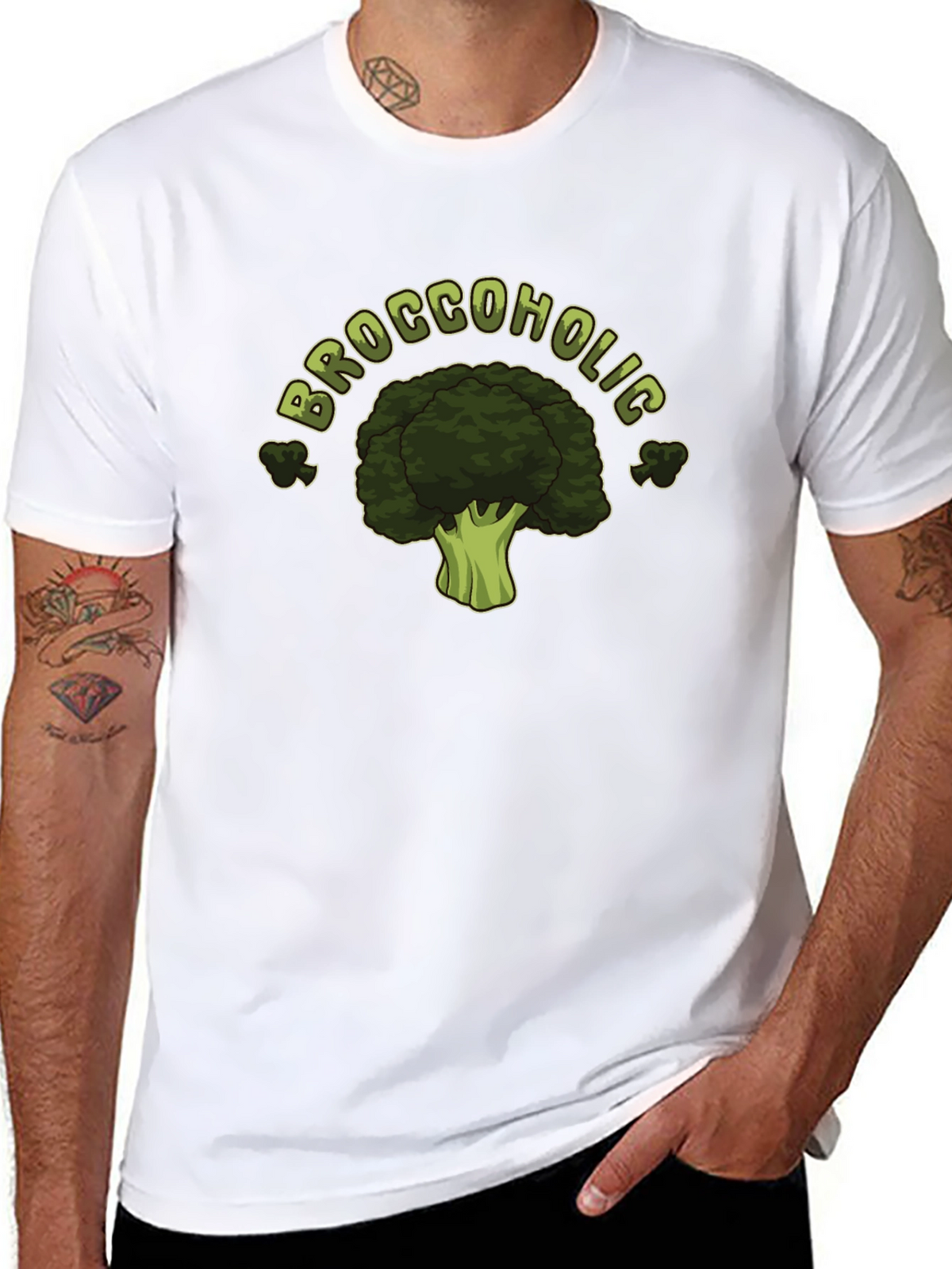 Broccoholic T-Shirt - Funny Broccoli Lover Tee