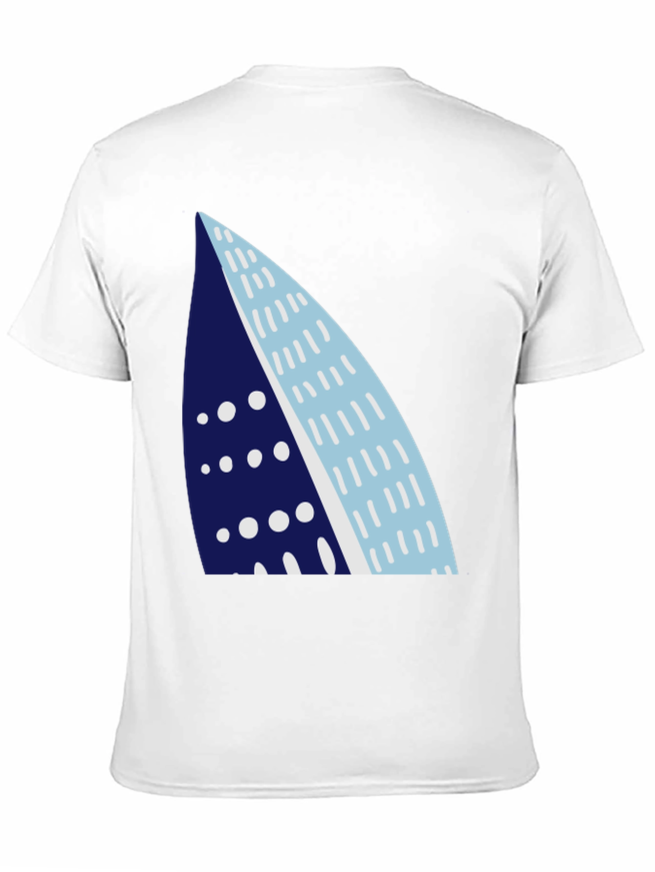 Abstract Sailboat Graphic T-Shirt