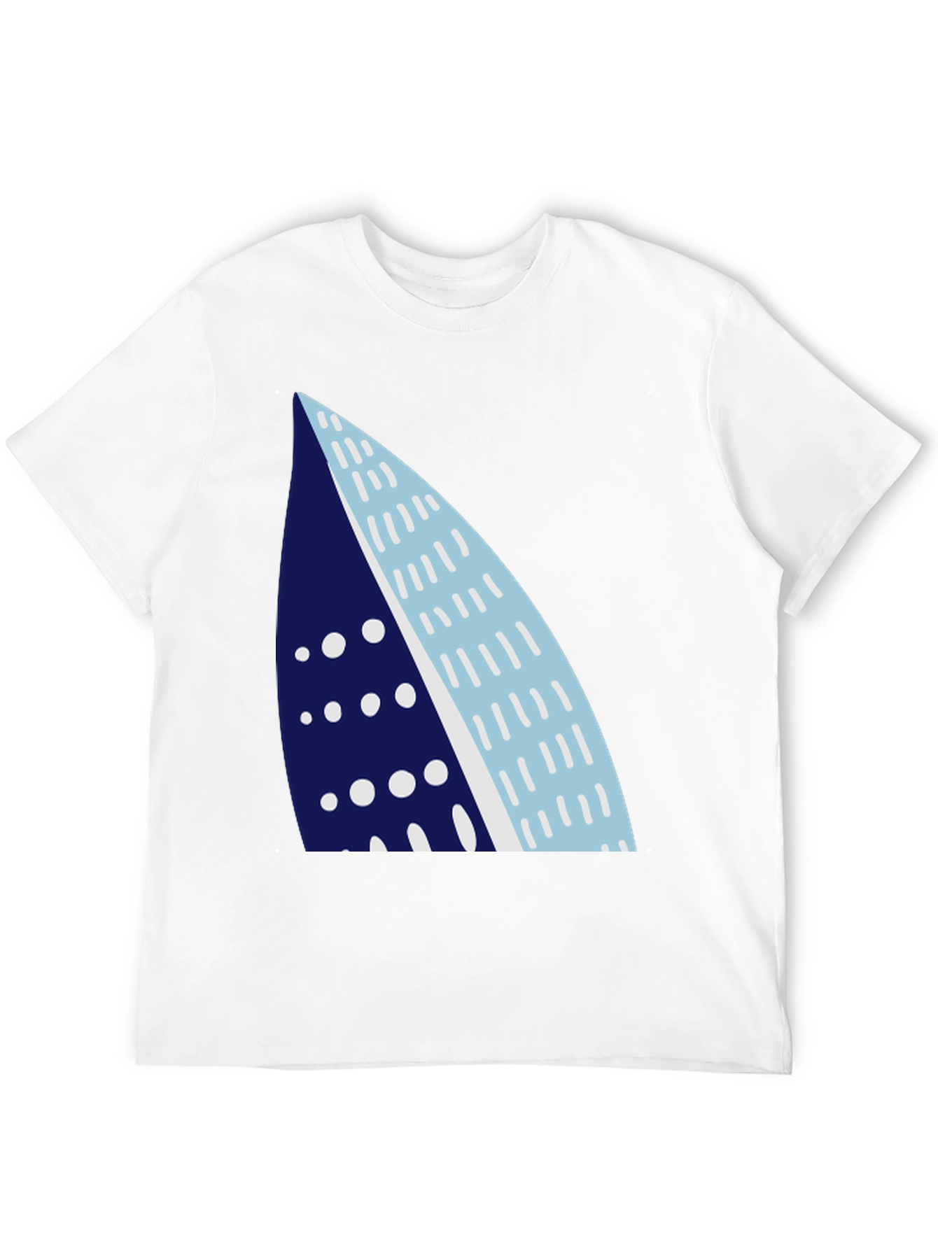 Abstract Sailboat Graphic T-Shirt
