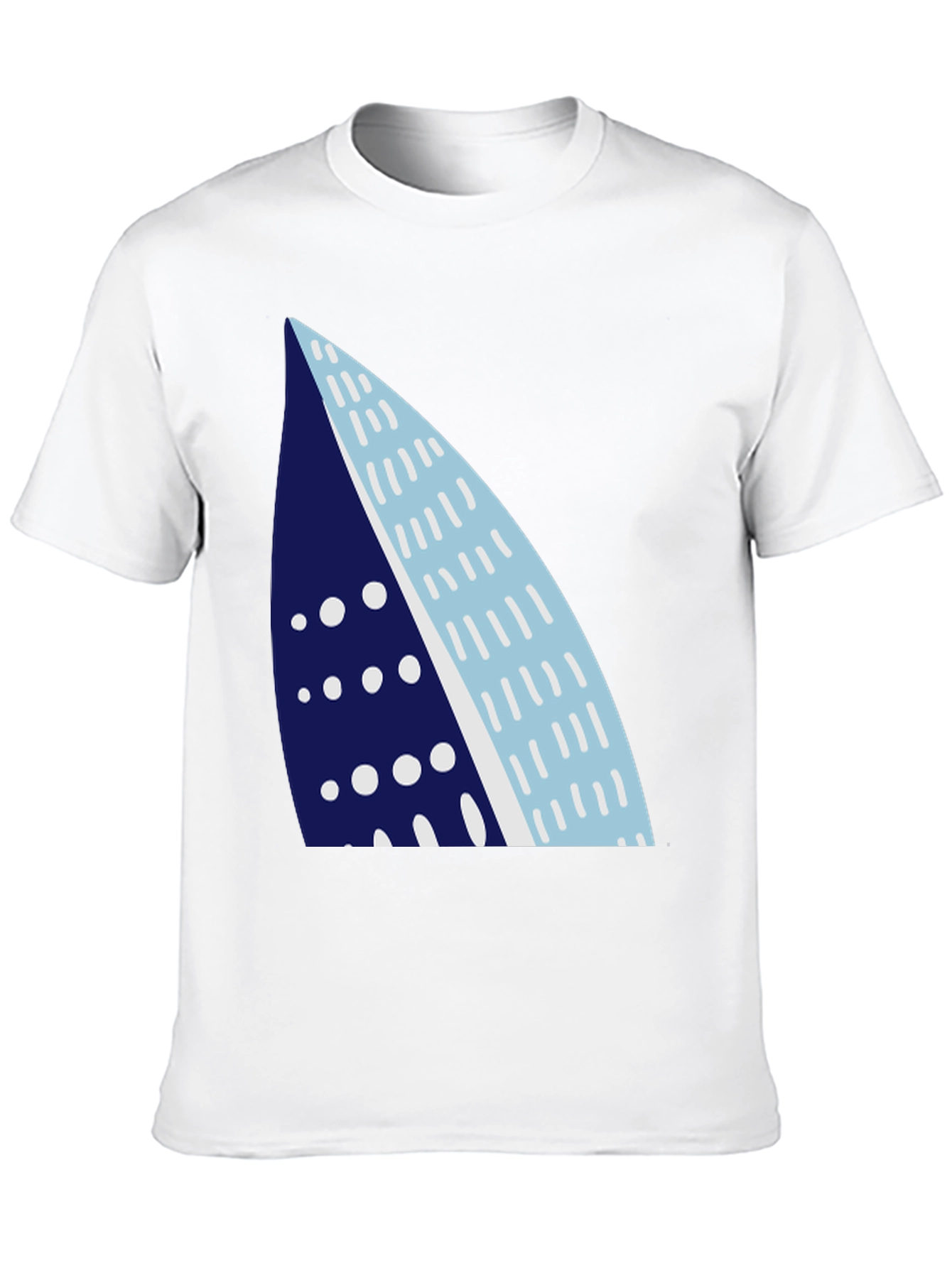 Abstract Sailboat Graphic T-Shirt