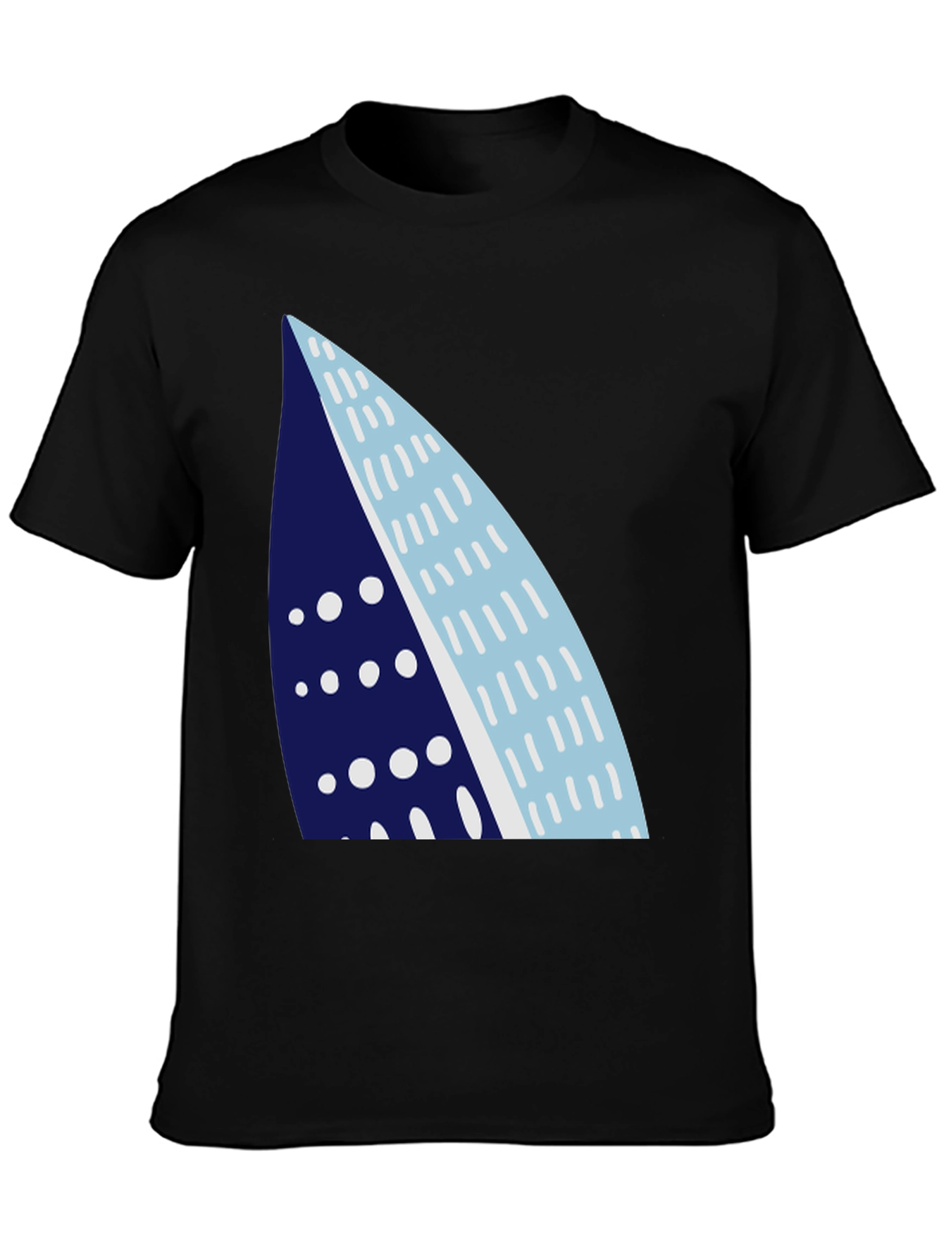 Abstract Sailboat Graphic T-Shirt