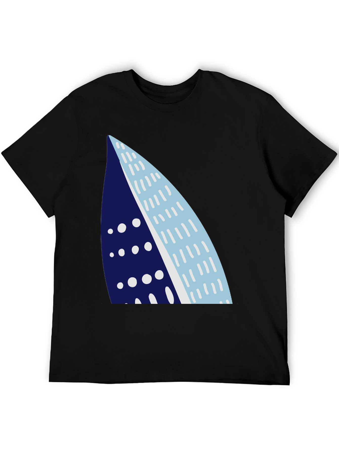 Abstract Sailboat Graphic T-Shirt