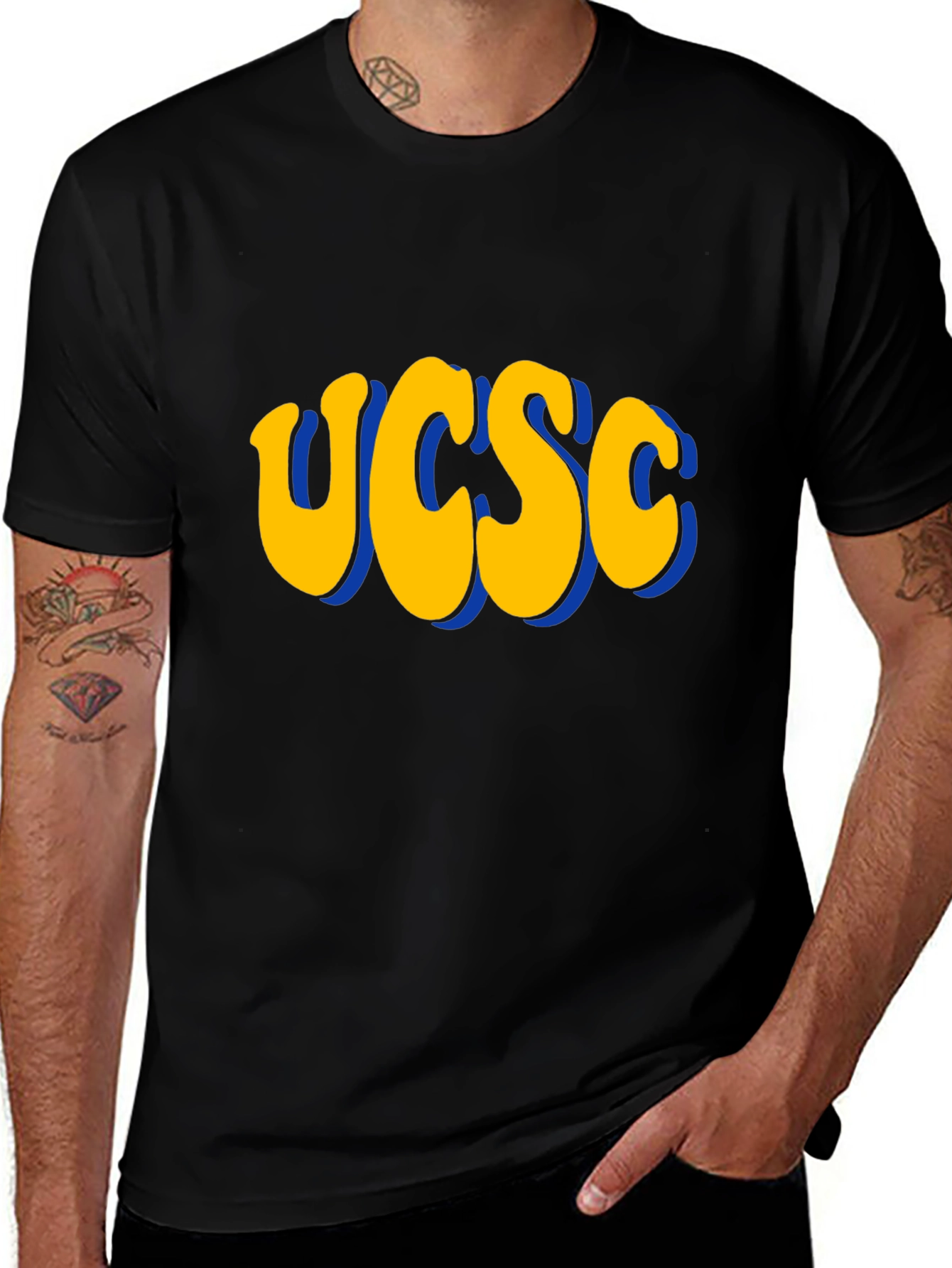 UCSC Retro Graphic T-Shirt - Black