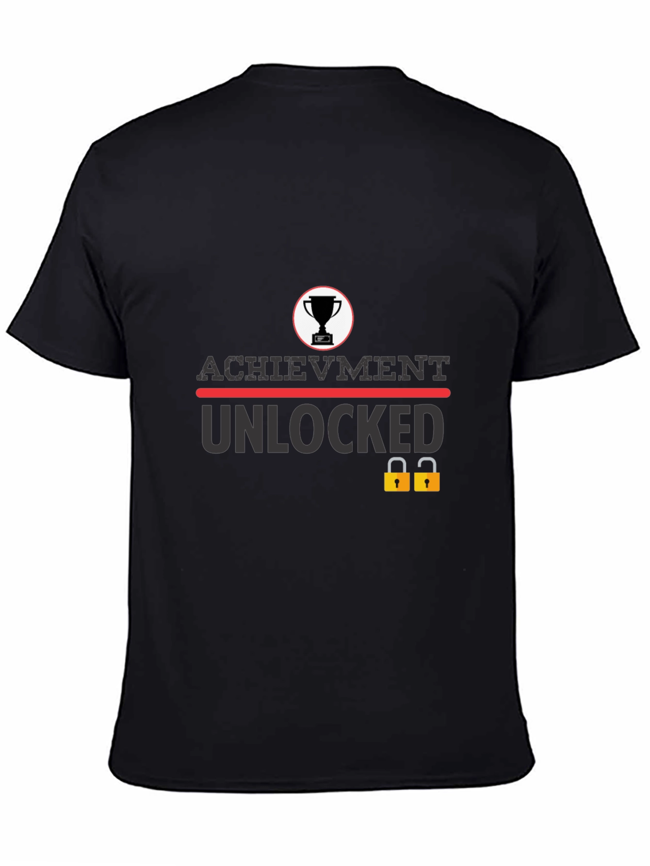 Achievement Unlocked Graphic Tee - Gamer Style