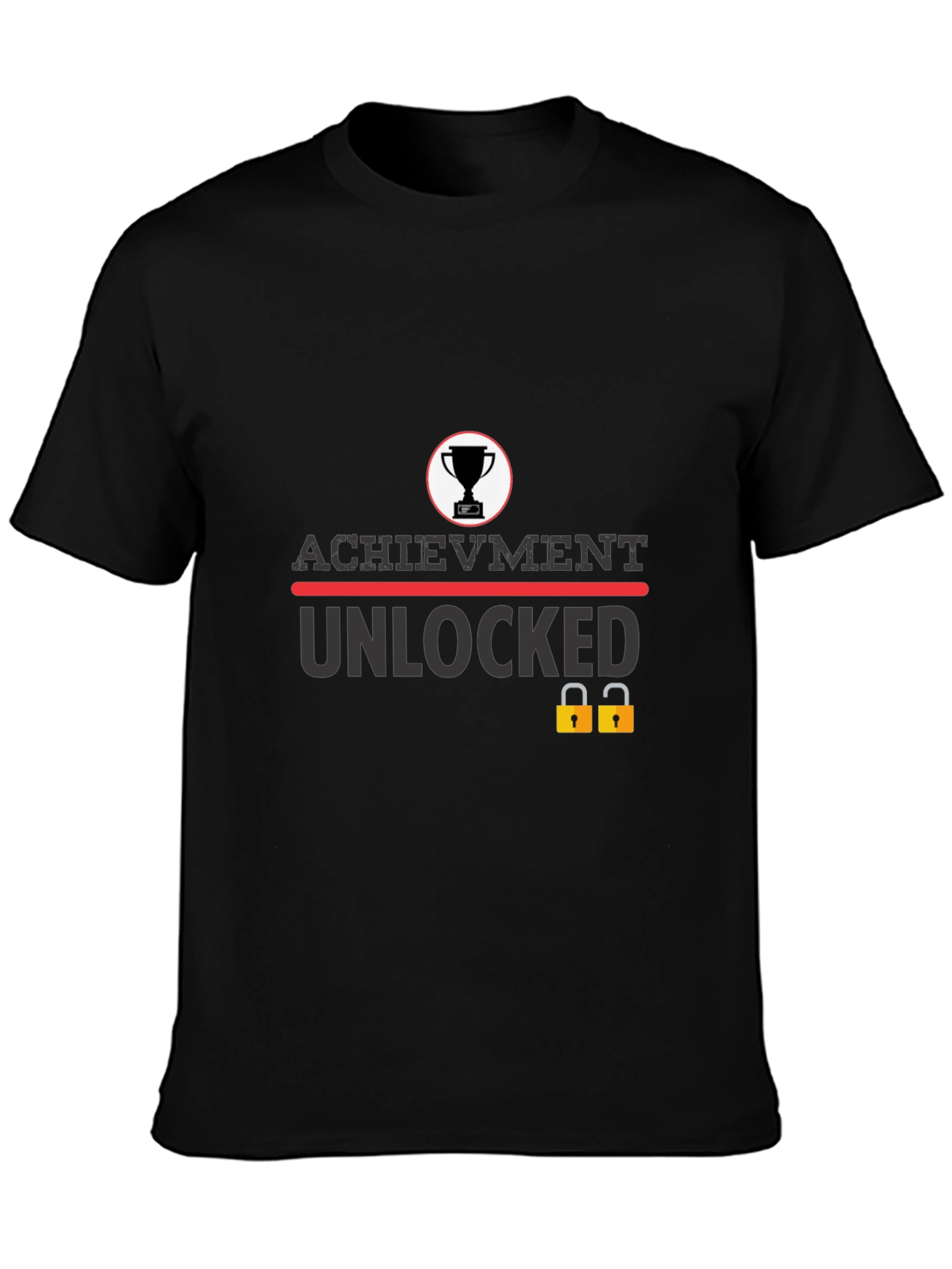 Achievement Unlocked Graphic Tee - Gamer Style