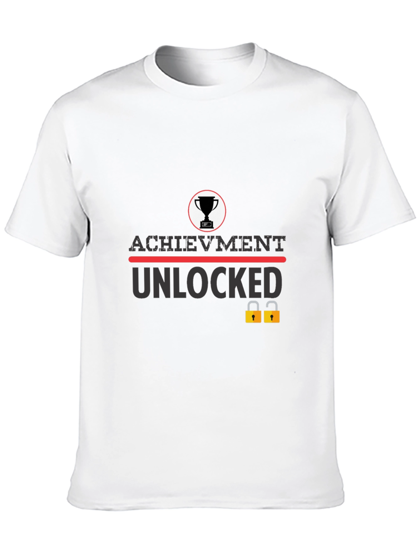 Achievement Unlocked Graphic Tee - Gamer Style