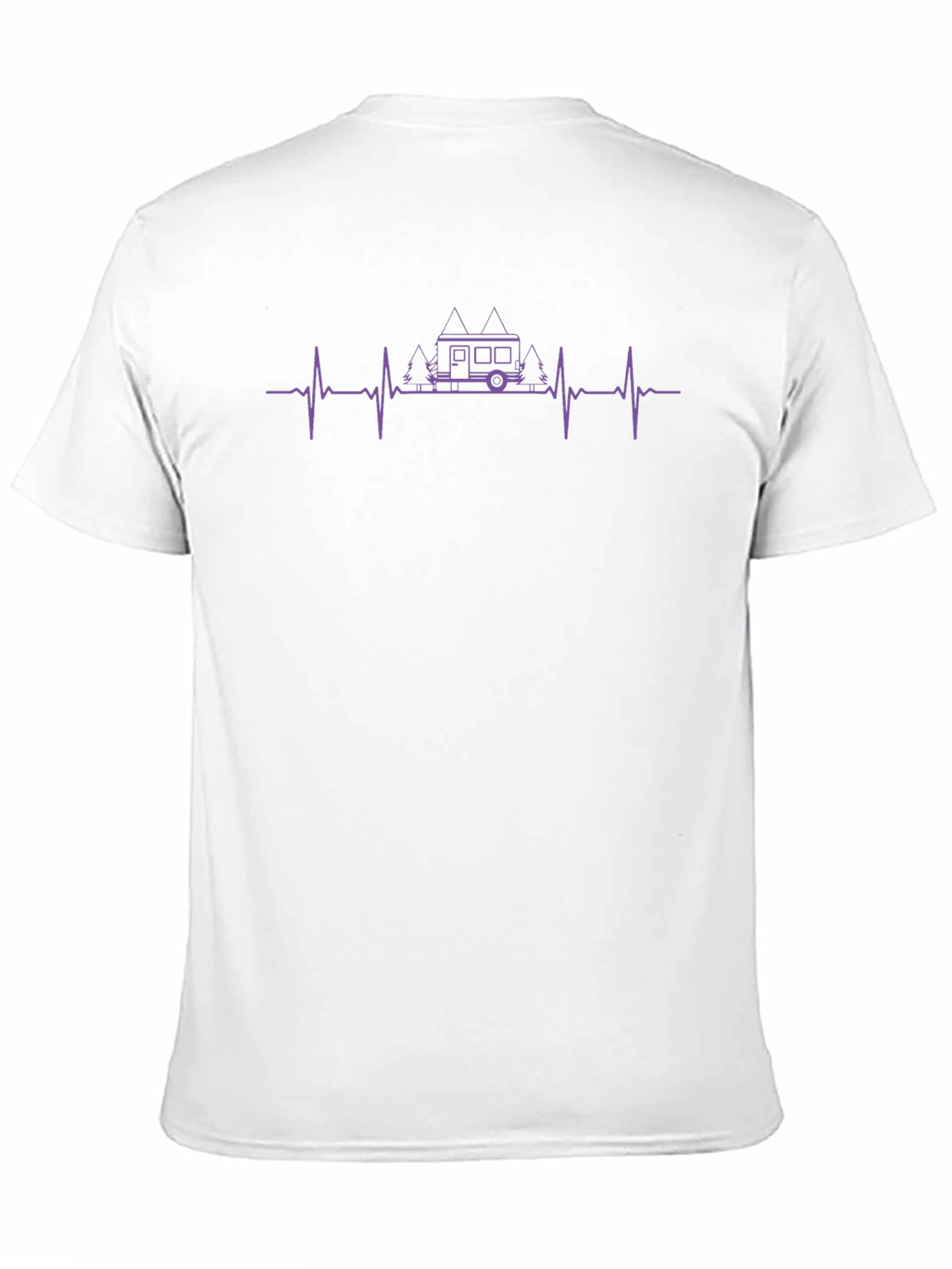 Camper Heartbeat T-Shirt - Outdoor Adventure Tee