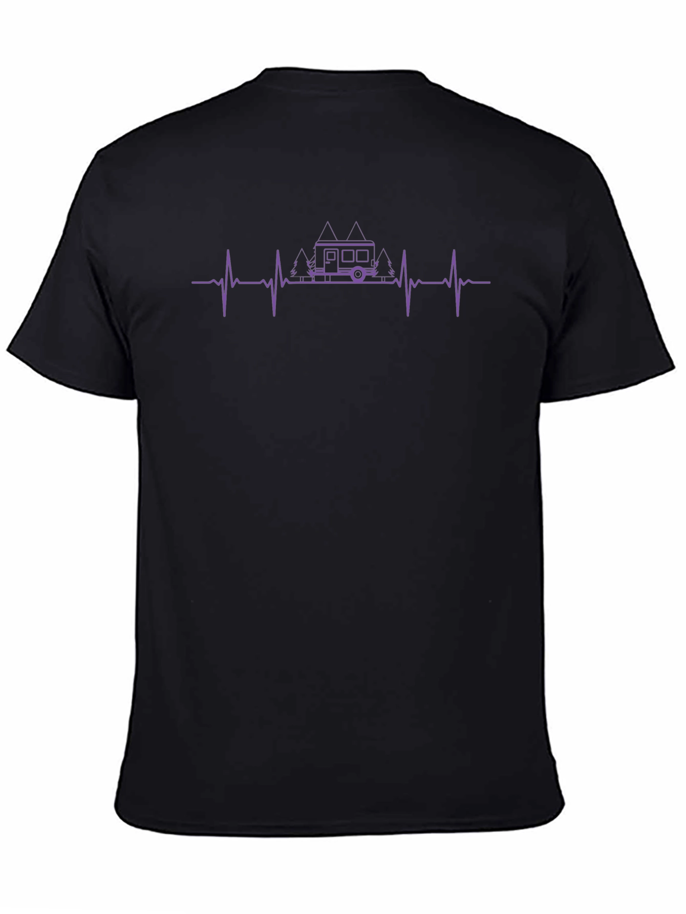 Camper Heartbeat T-Shirt - Outdoor Adventure Tee