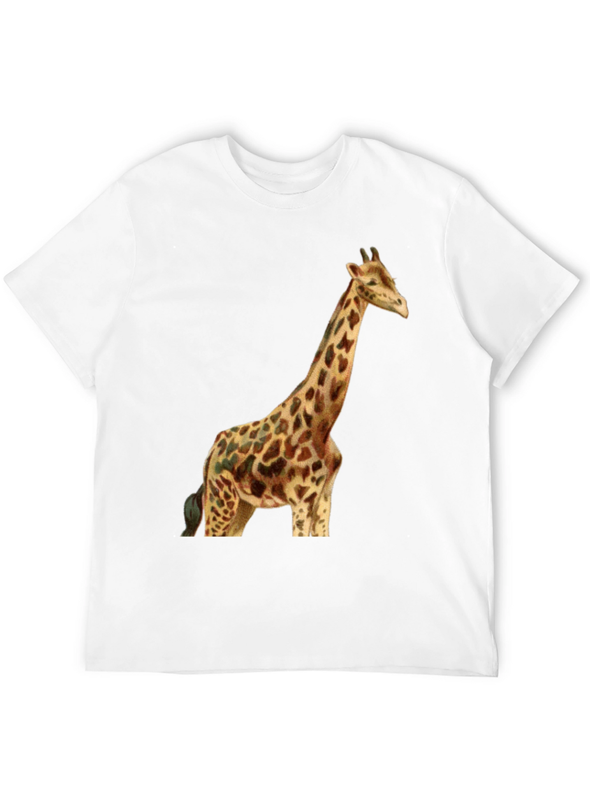 Giraffe Graphic Tee - Stylish Black T-Shirt