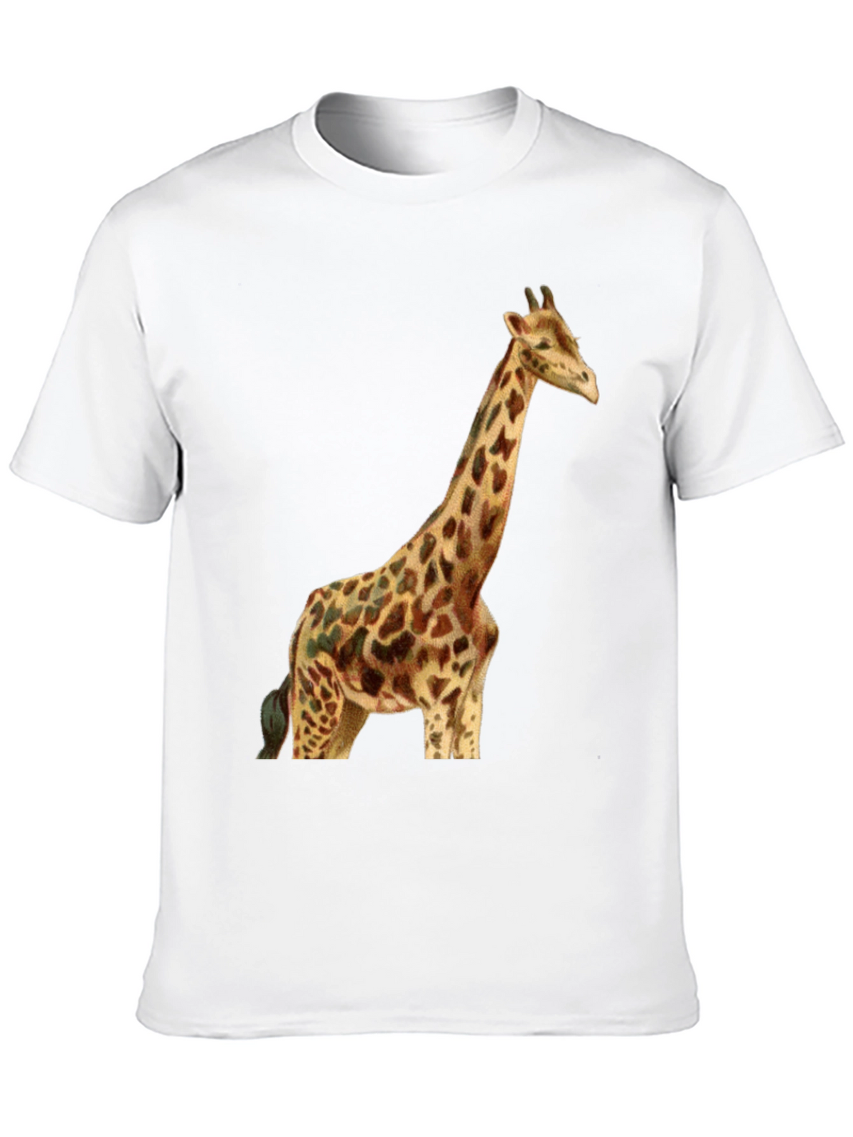 Giraffe Graphic Tee - Stylish Black T-Shirt