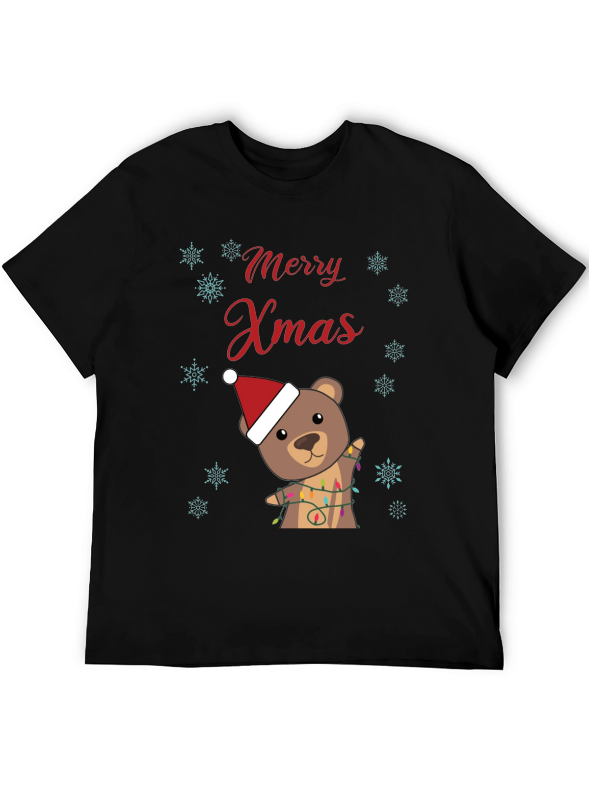 Festive Merry Xmas Bear T-Shirt